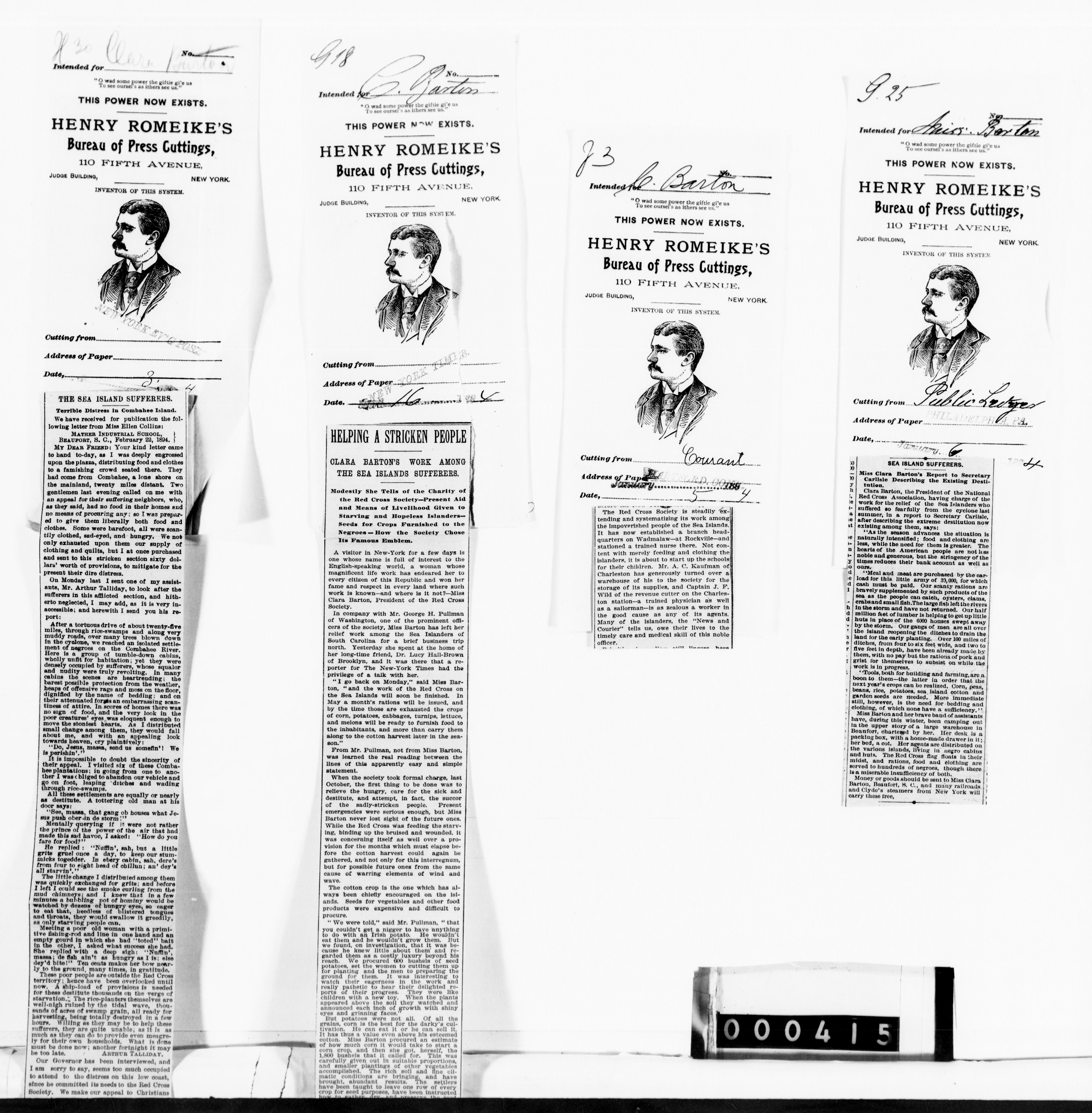 Scanned image of the current content page