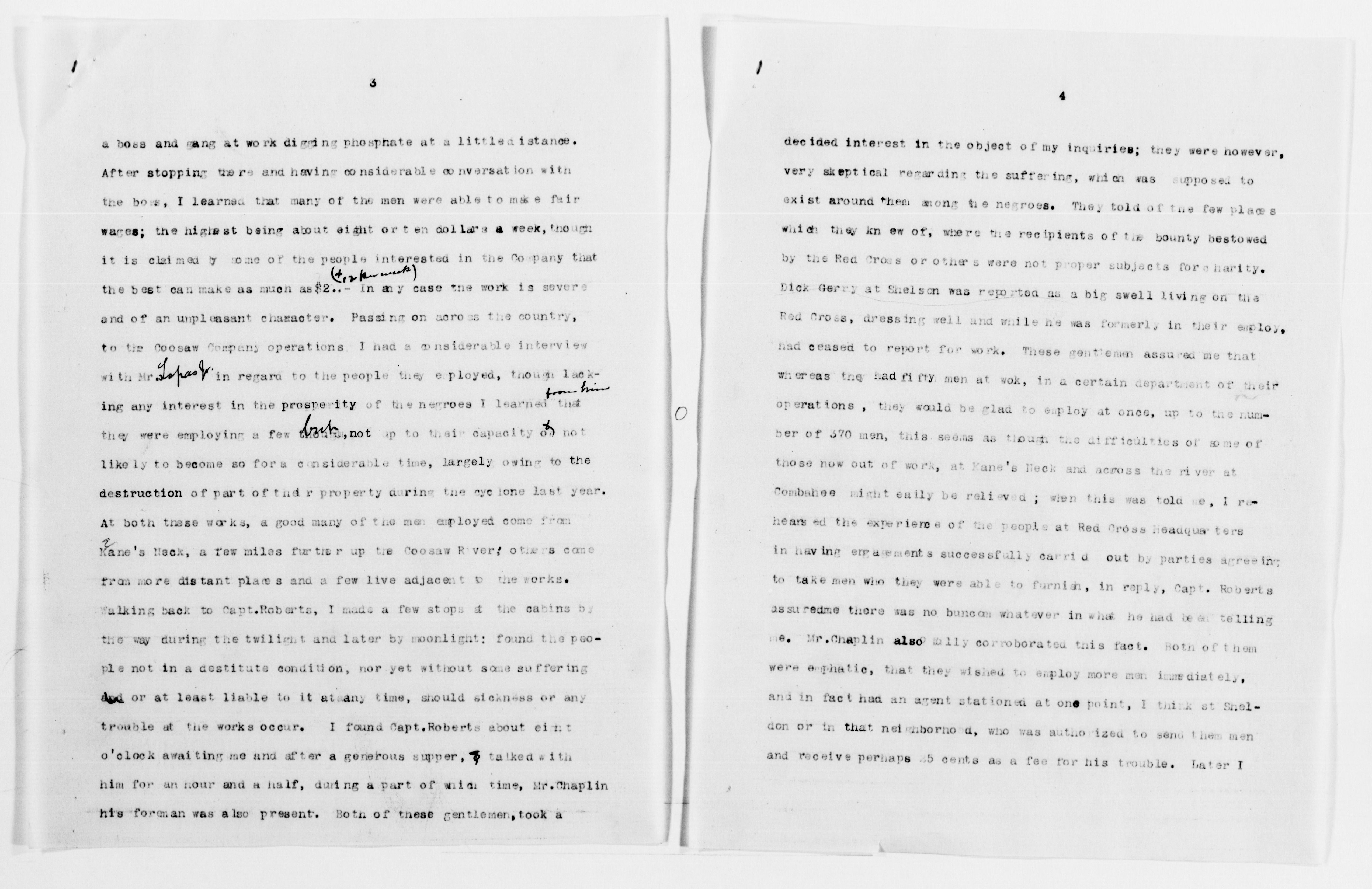 Scanned image of the current content page