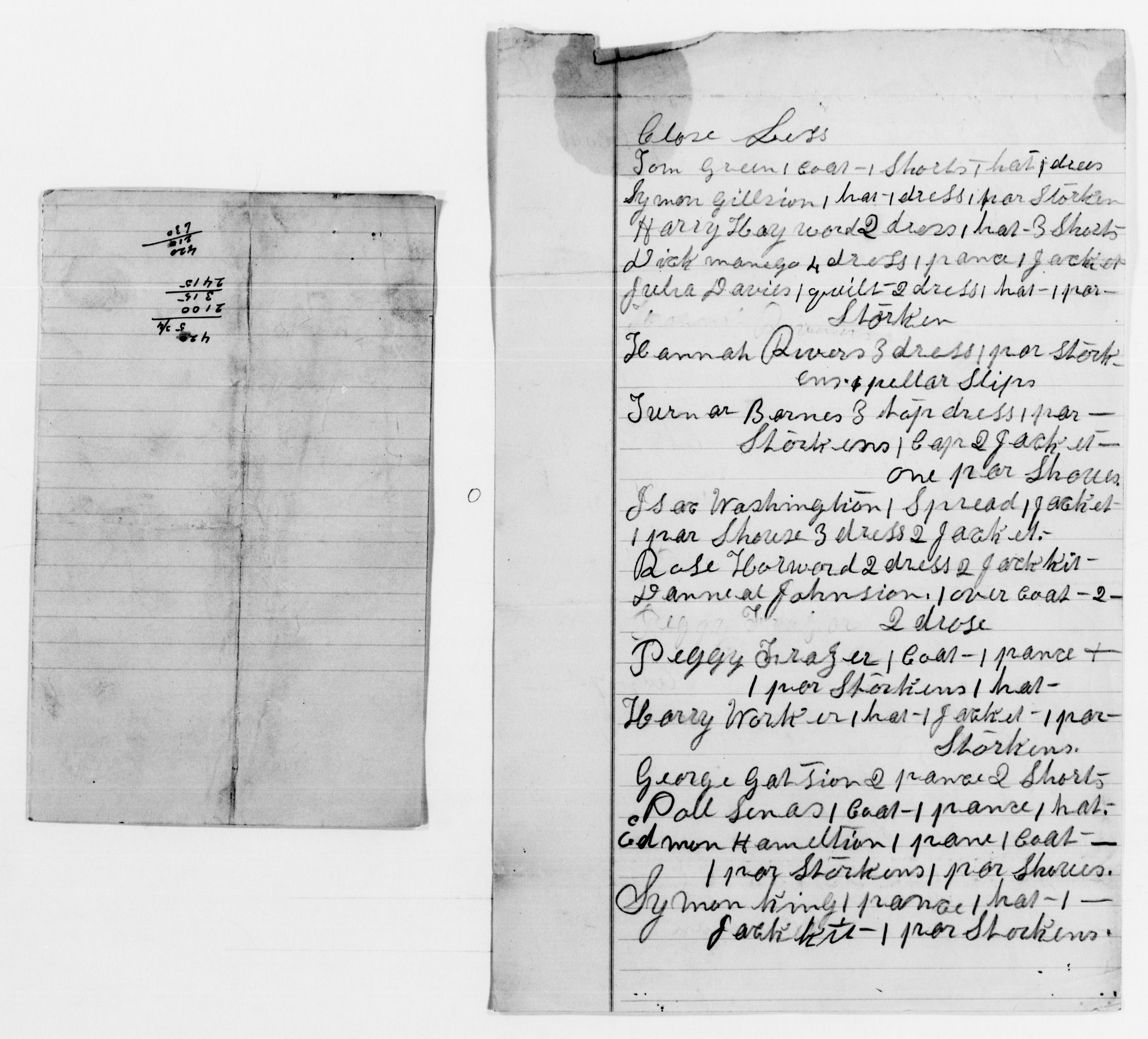 Scanned image of the current content page