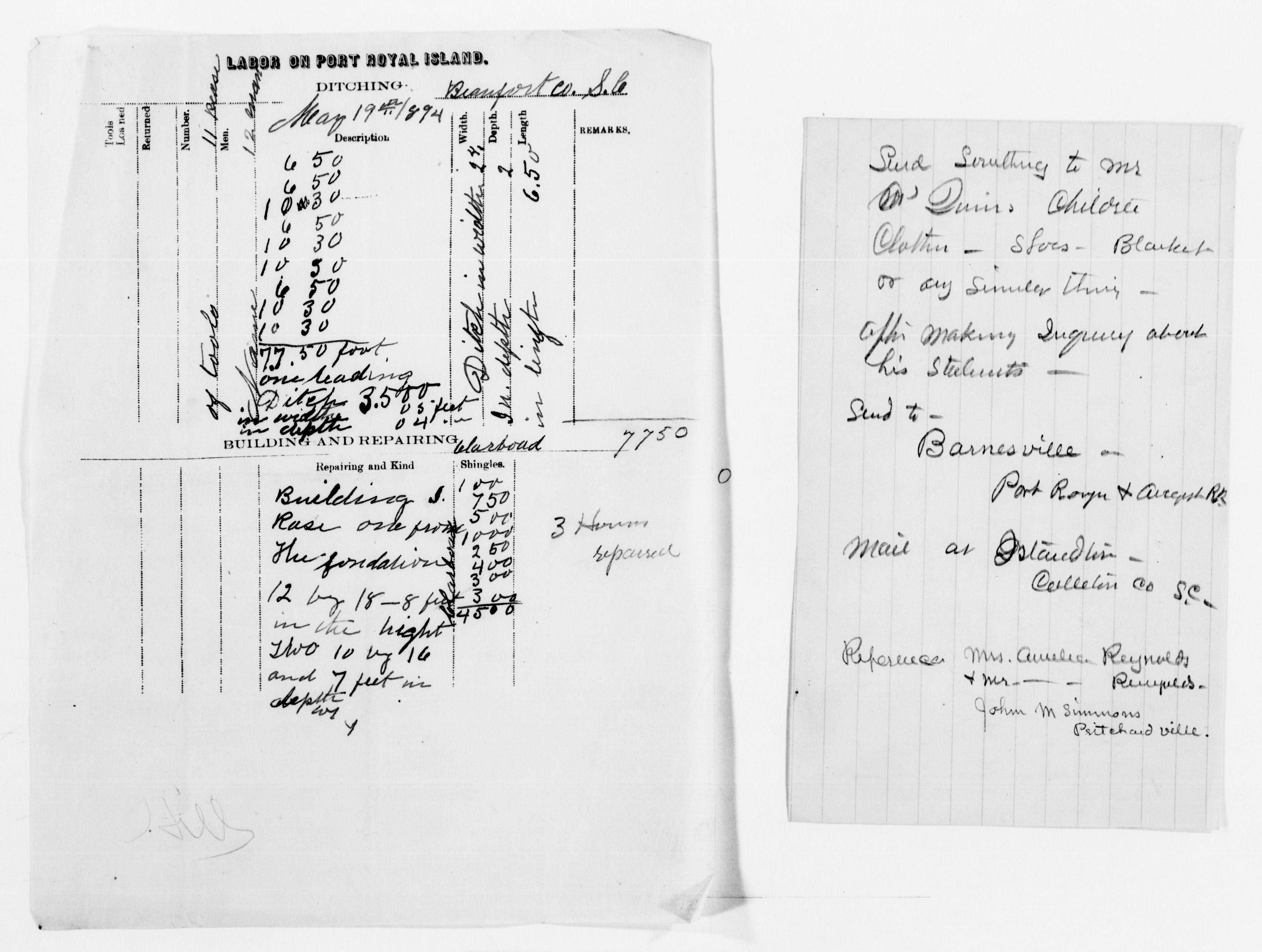 Scanned image of the current content page