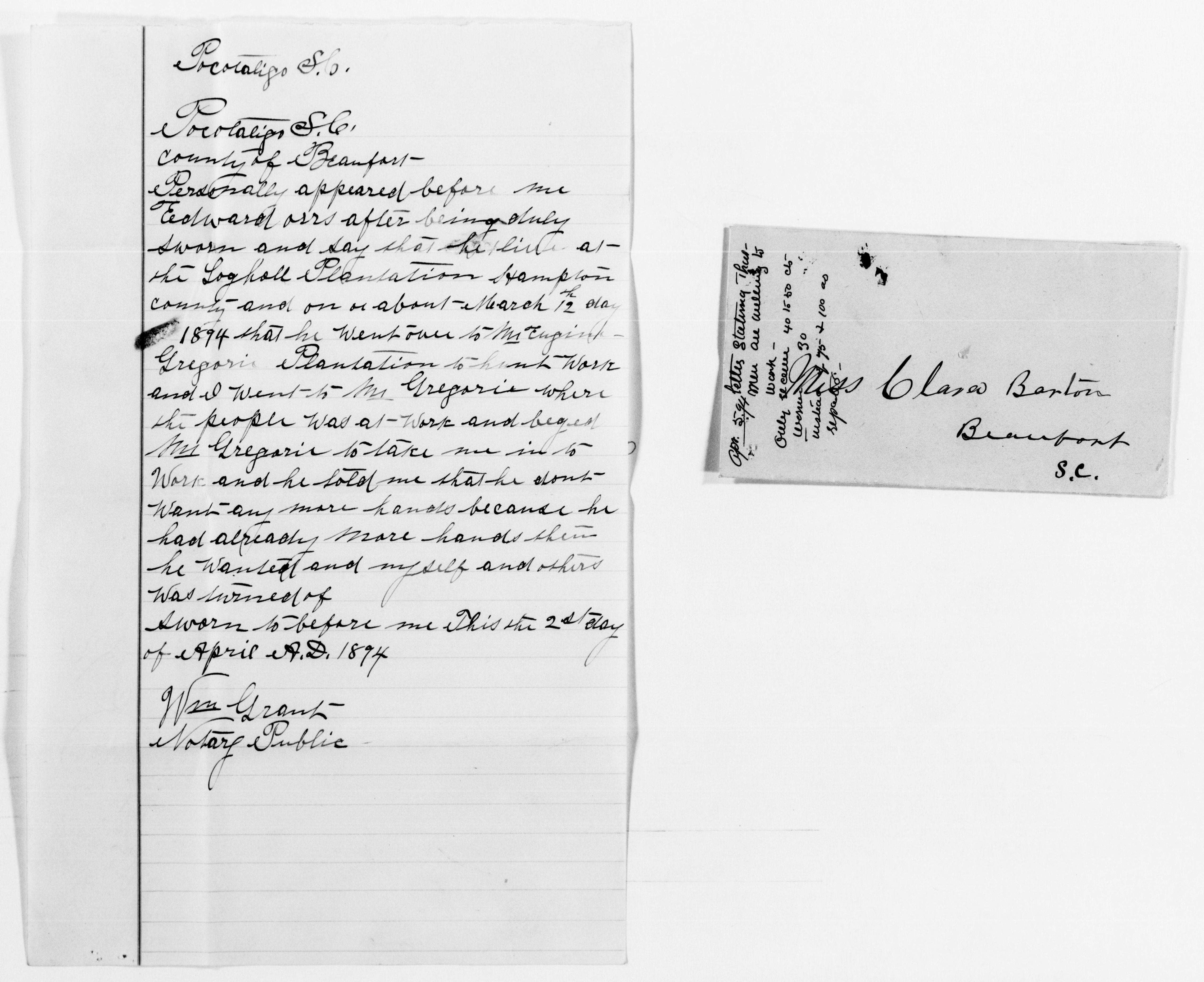 Scanned image of the current content page