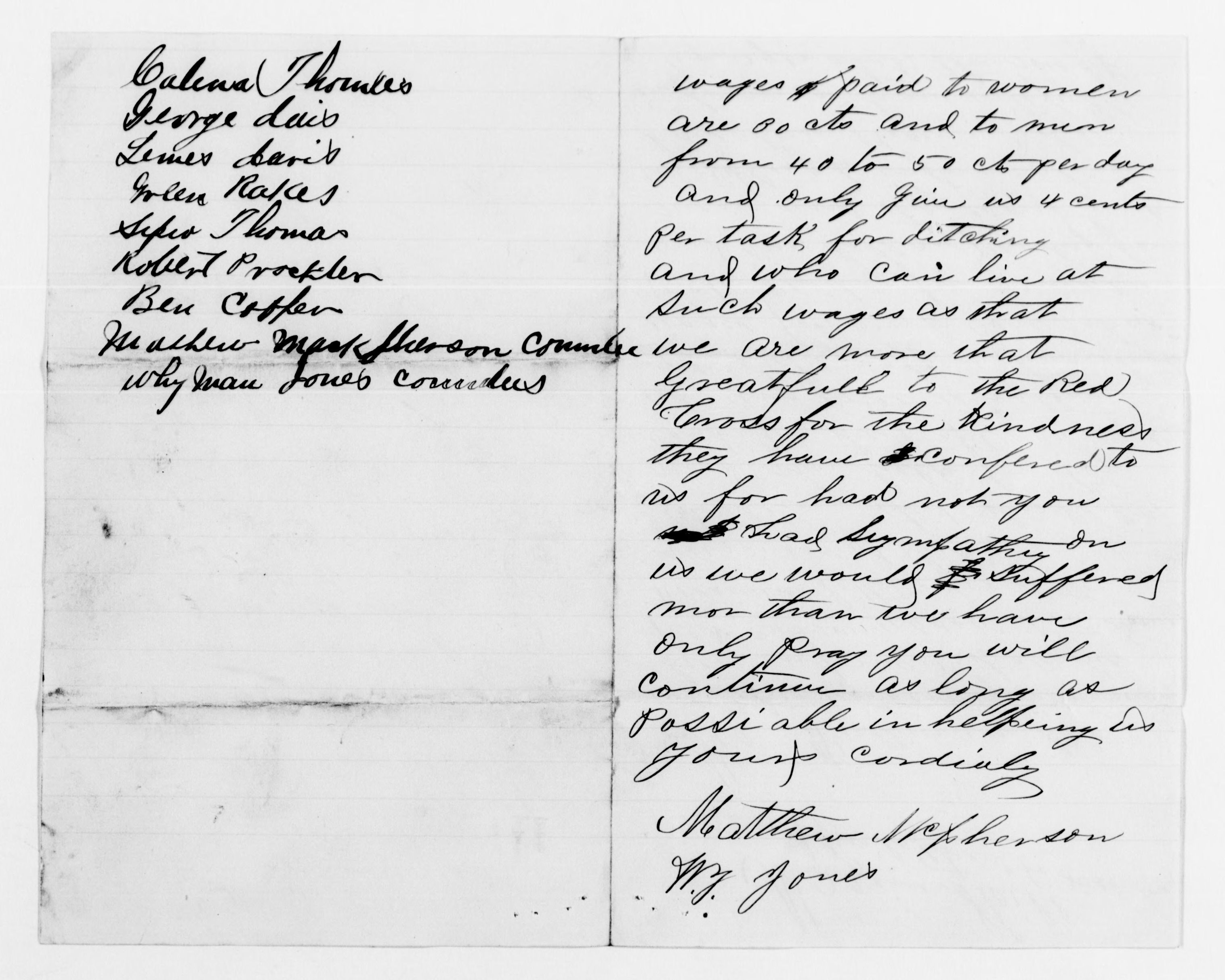 Scanned image of the current content page