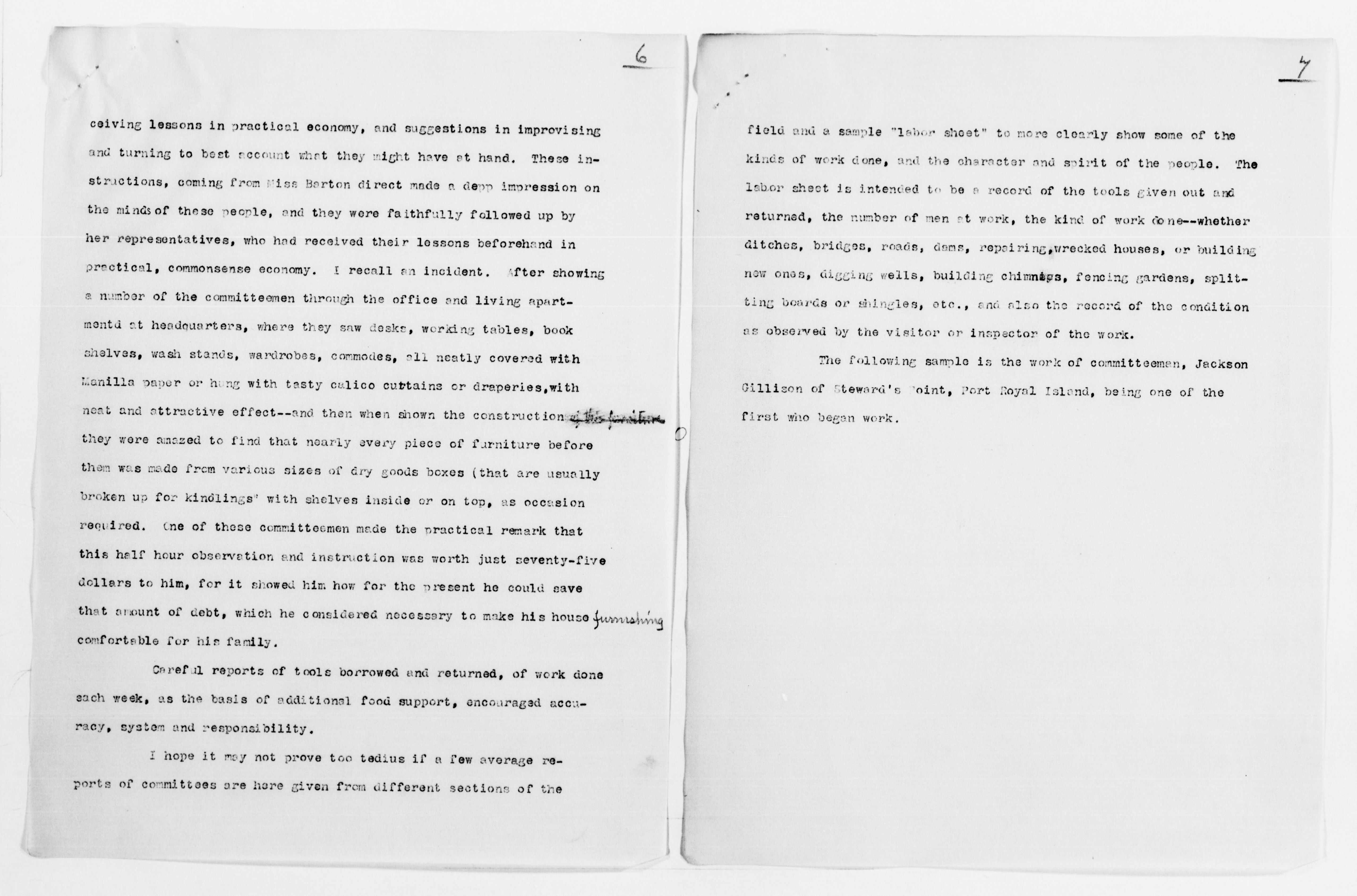 Scanned image of the current content page