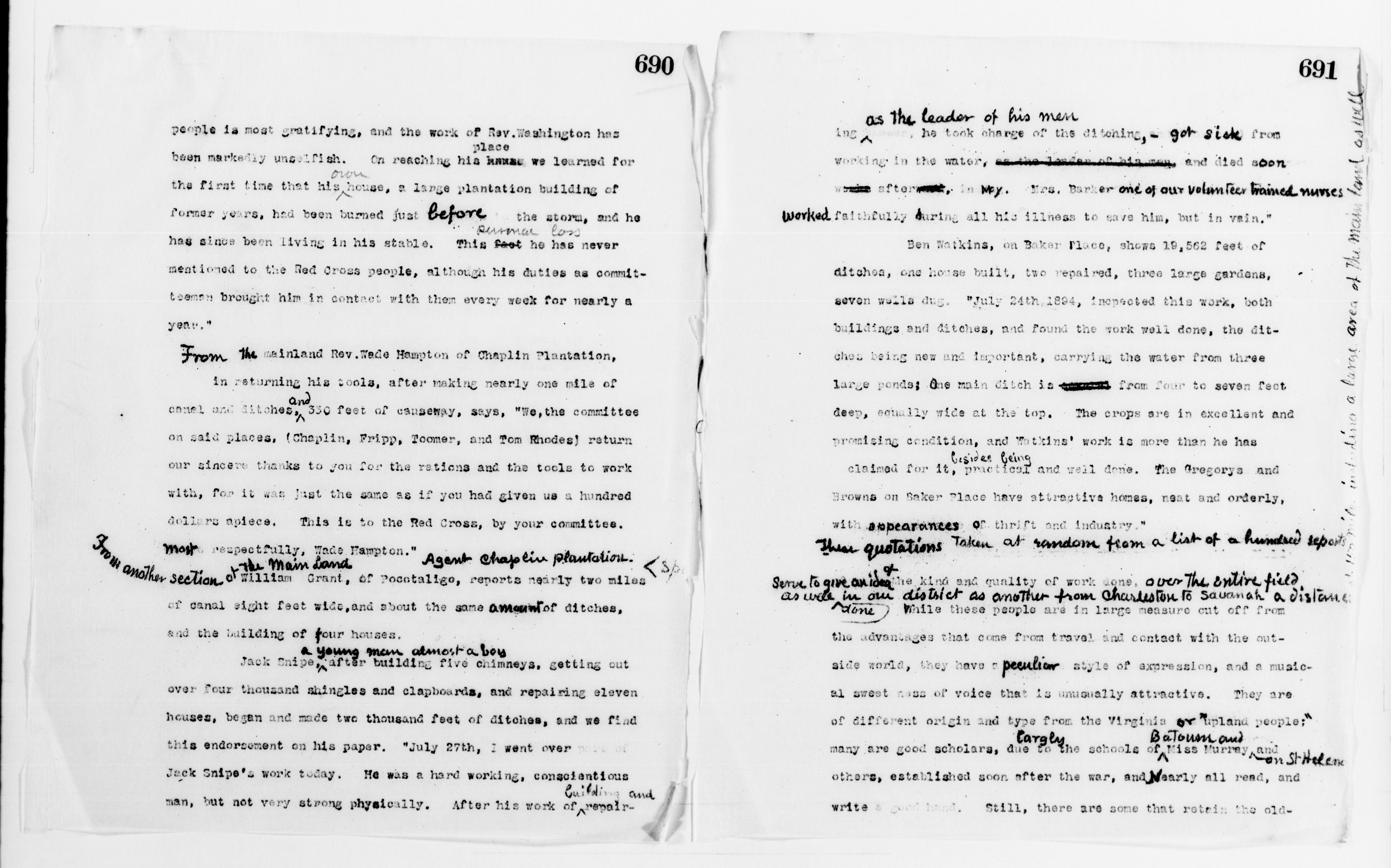 Scanned image of the current content page