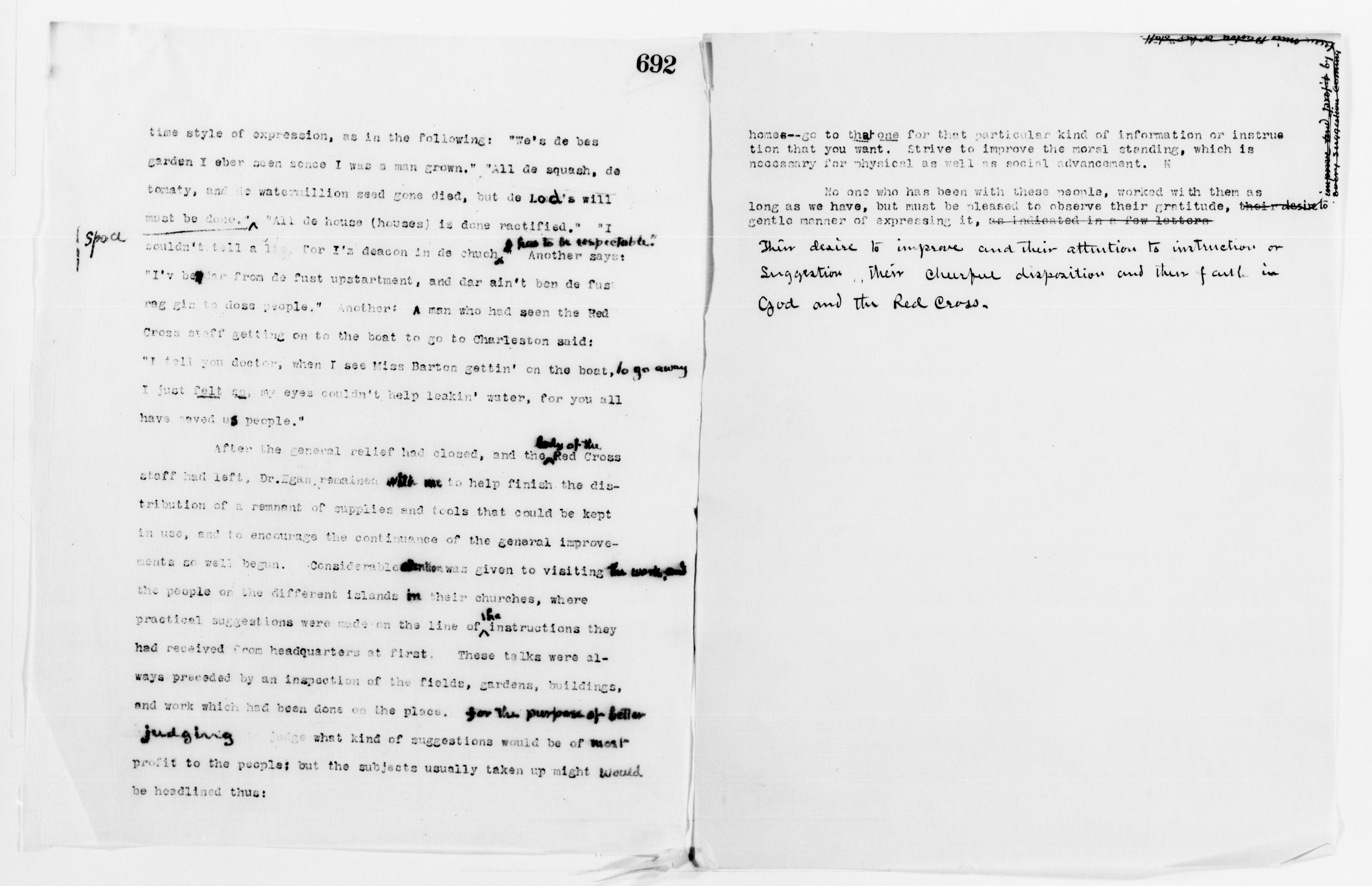 Scanned image of the current content page