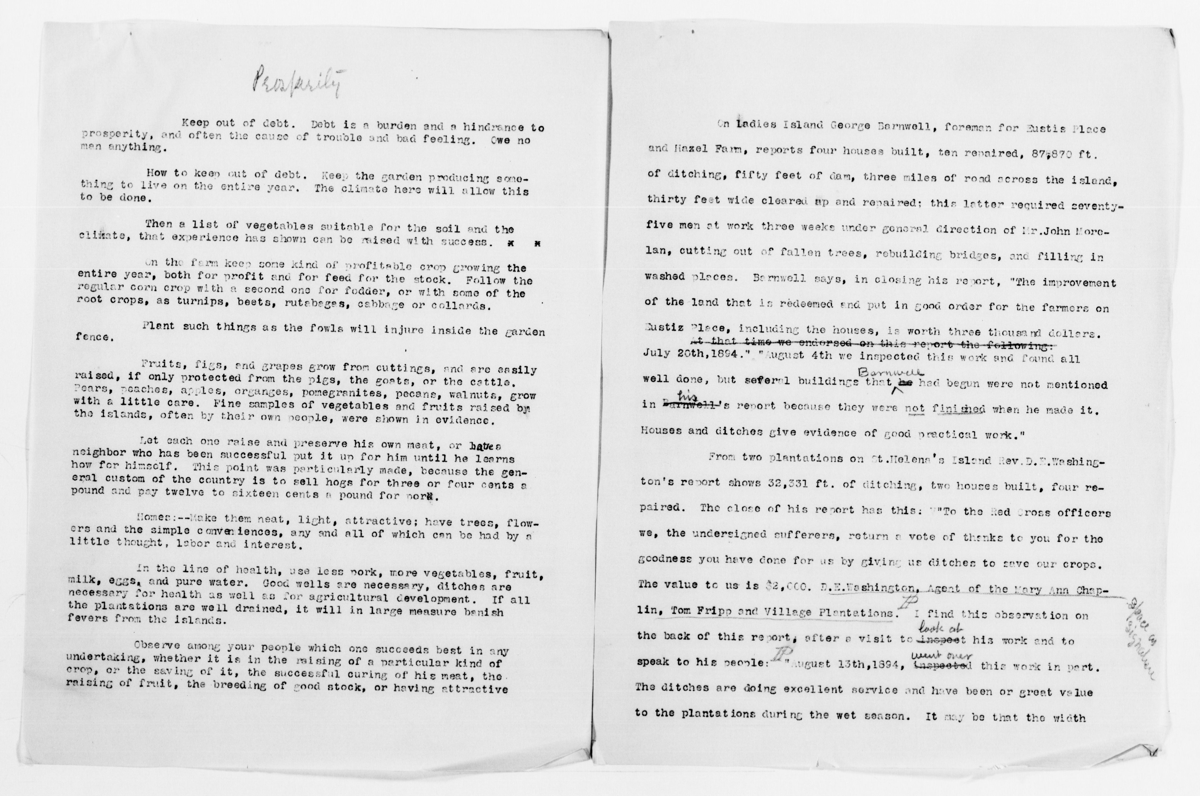 Scanned image of the current content page