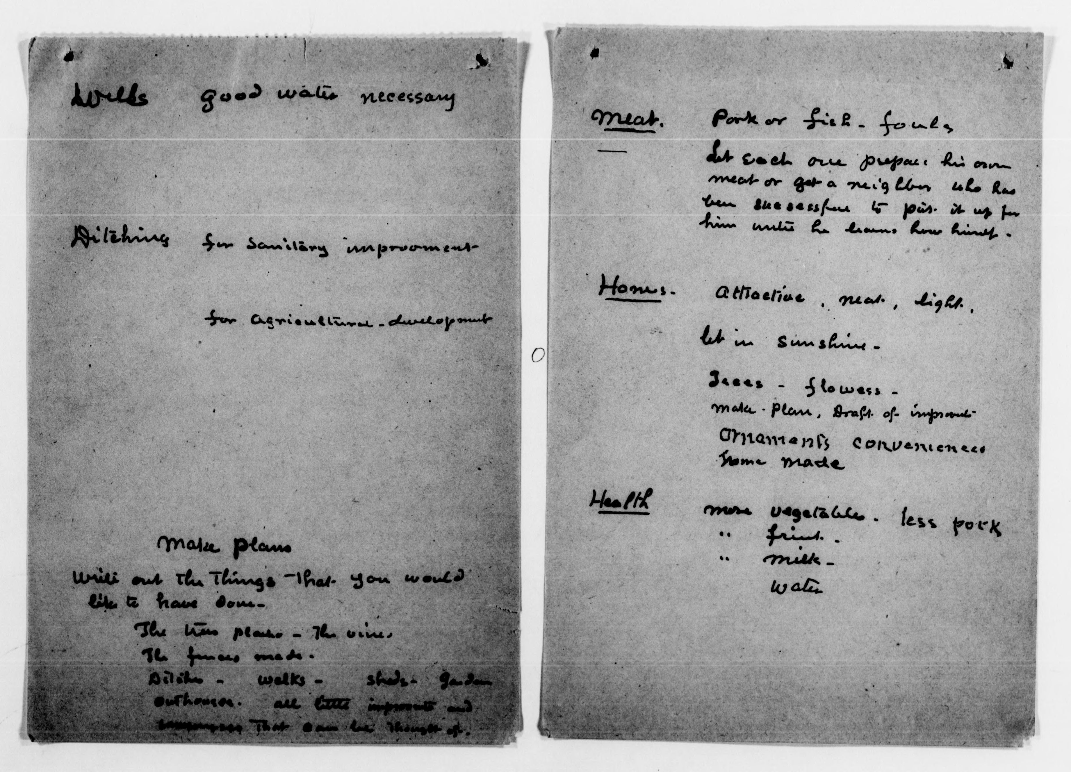 Scanned image of the current content page