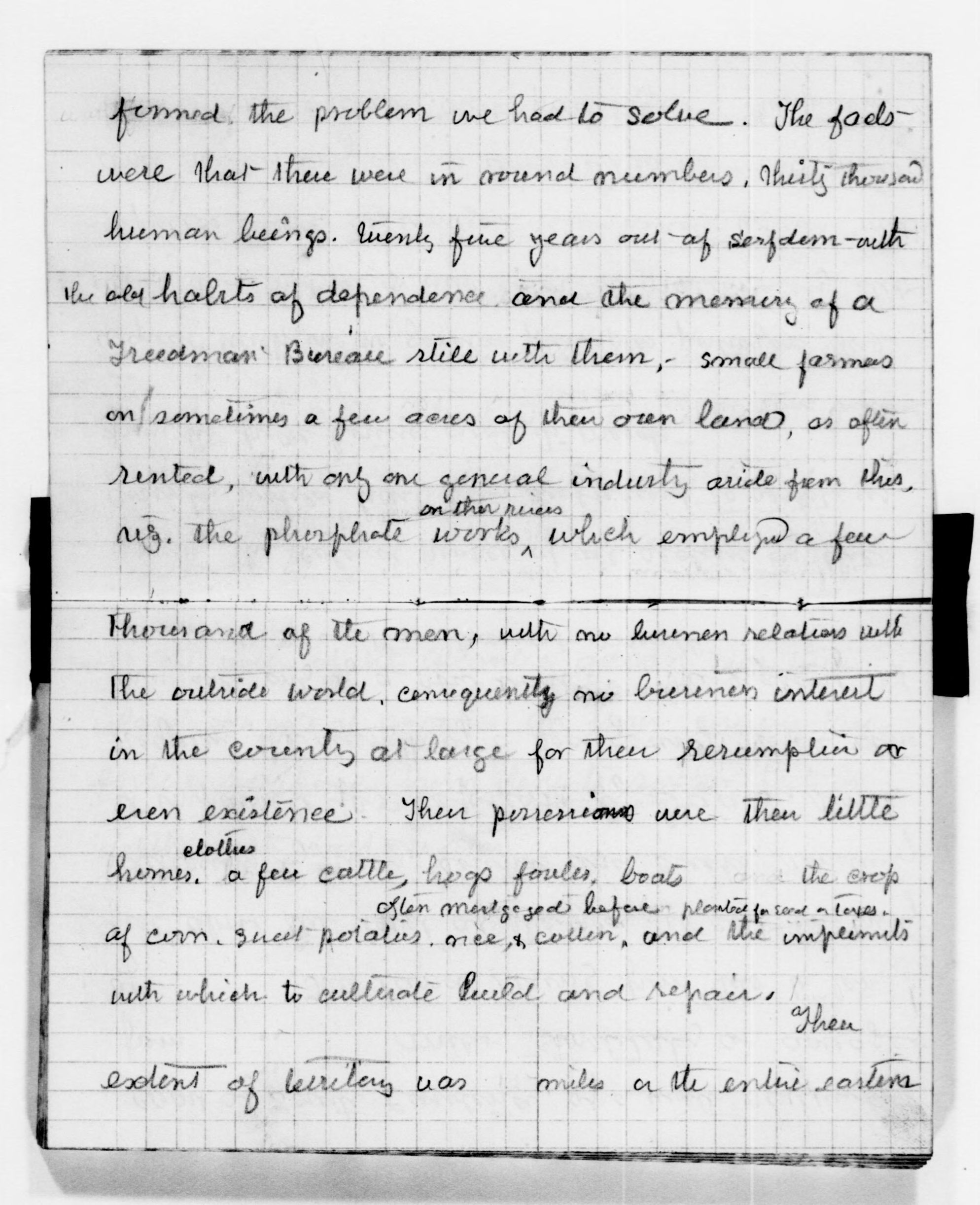 Scanned image of the current content page