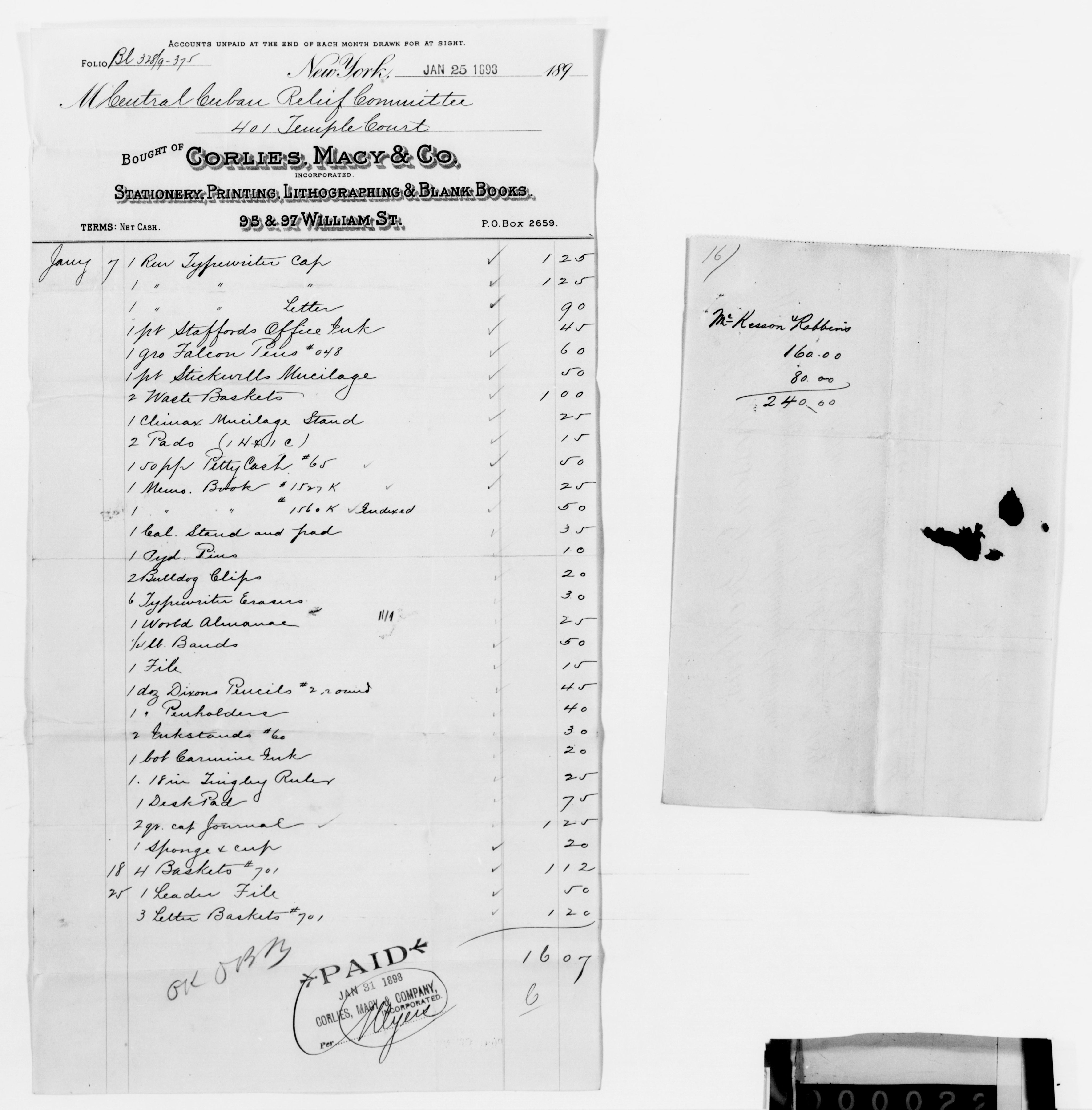 Scanned image of the current content page