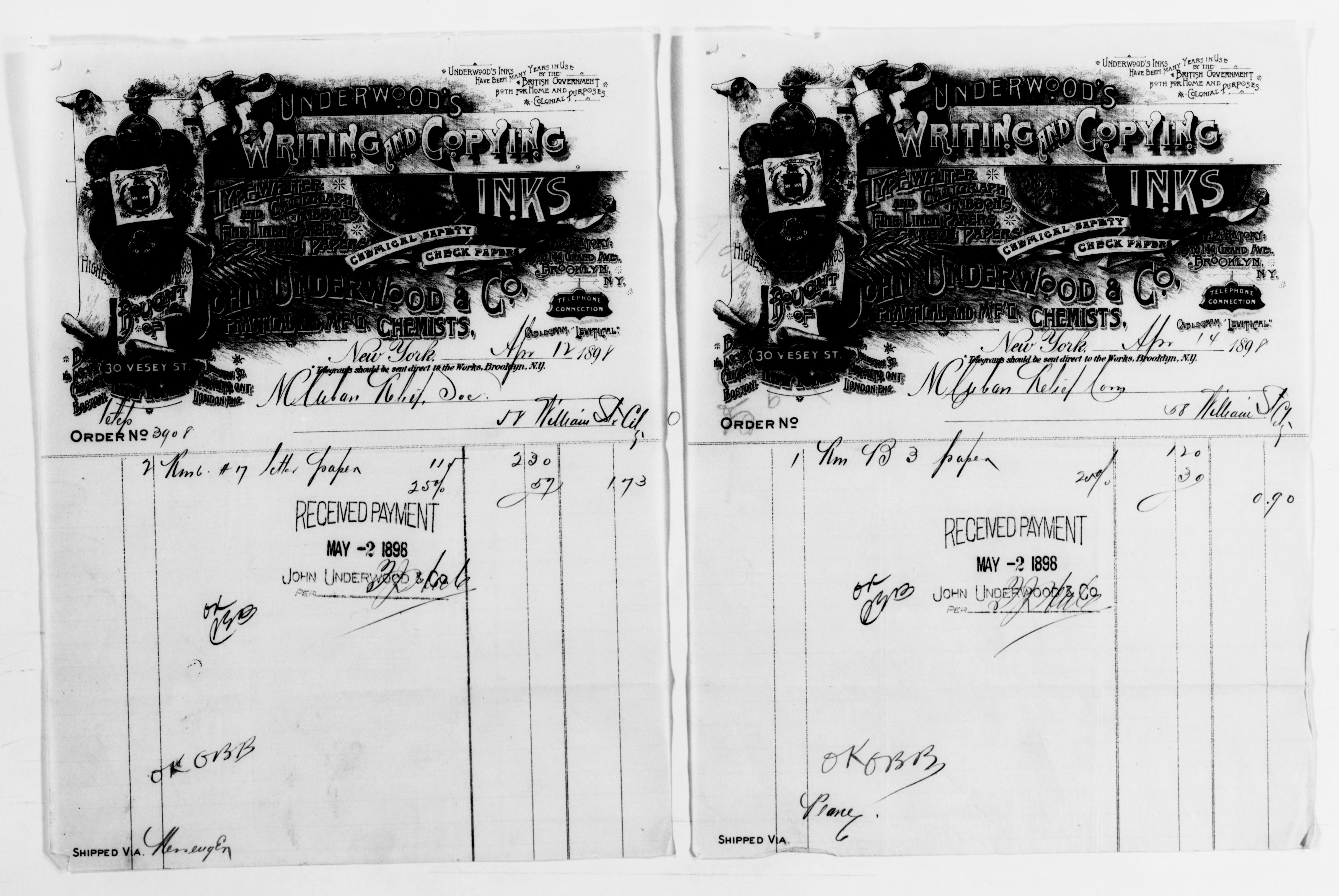 Scanned image of the current content page