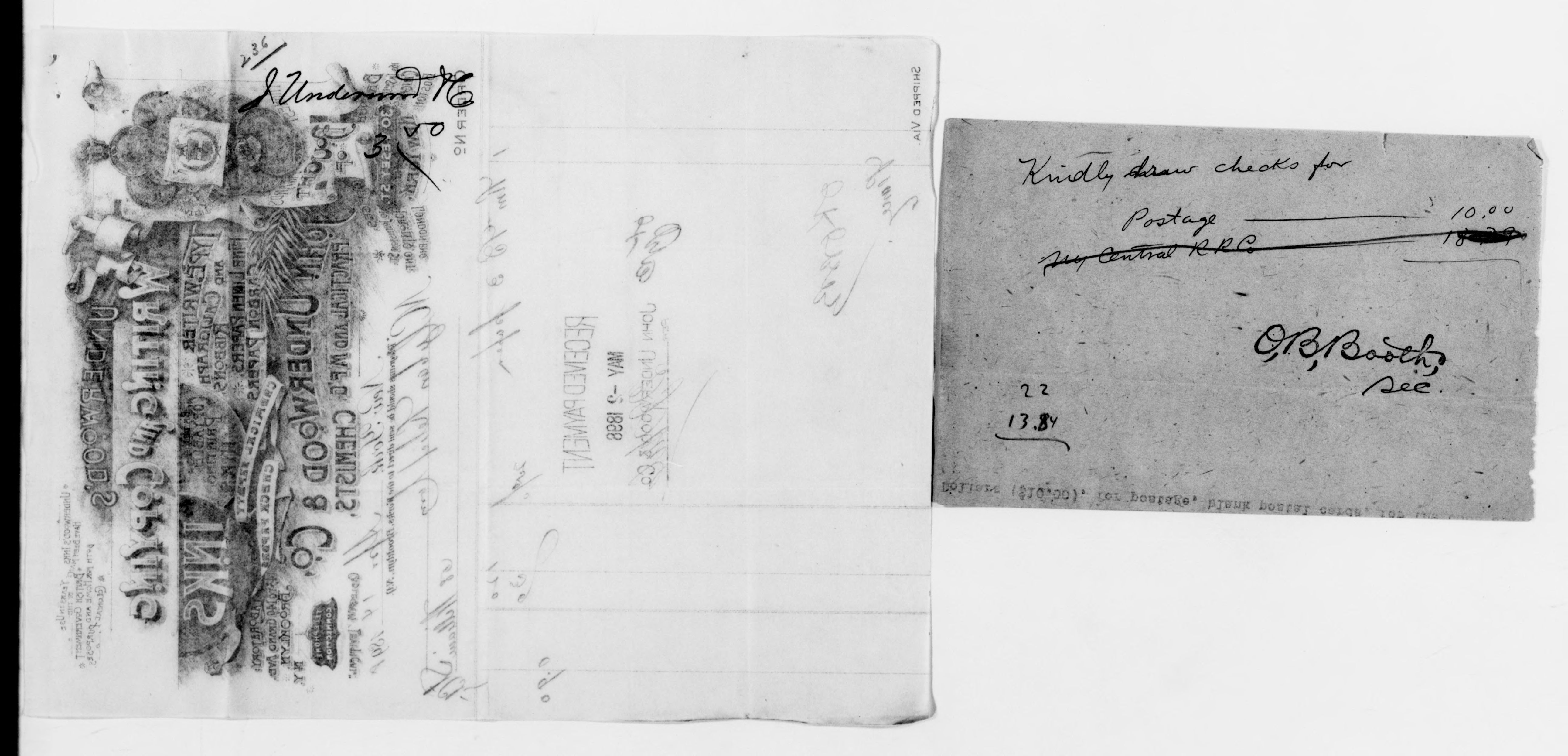 Scanned image of the current content page