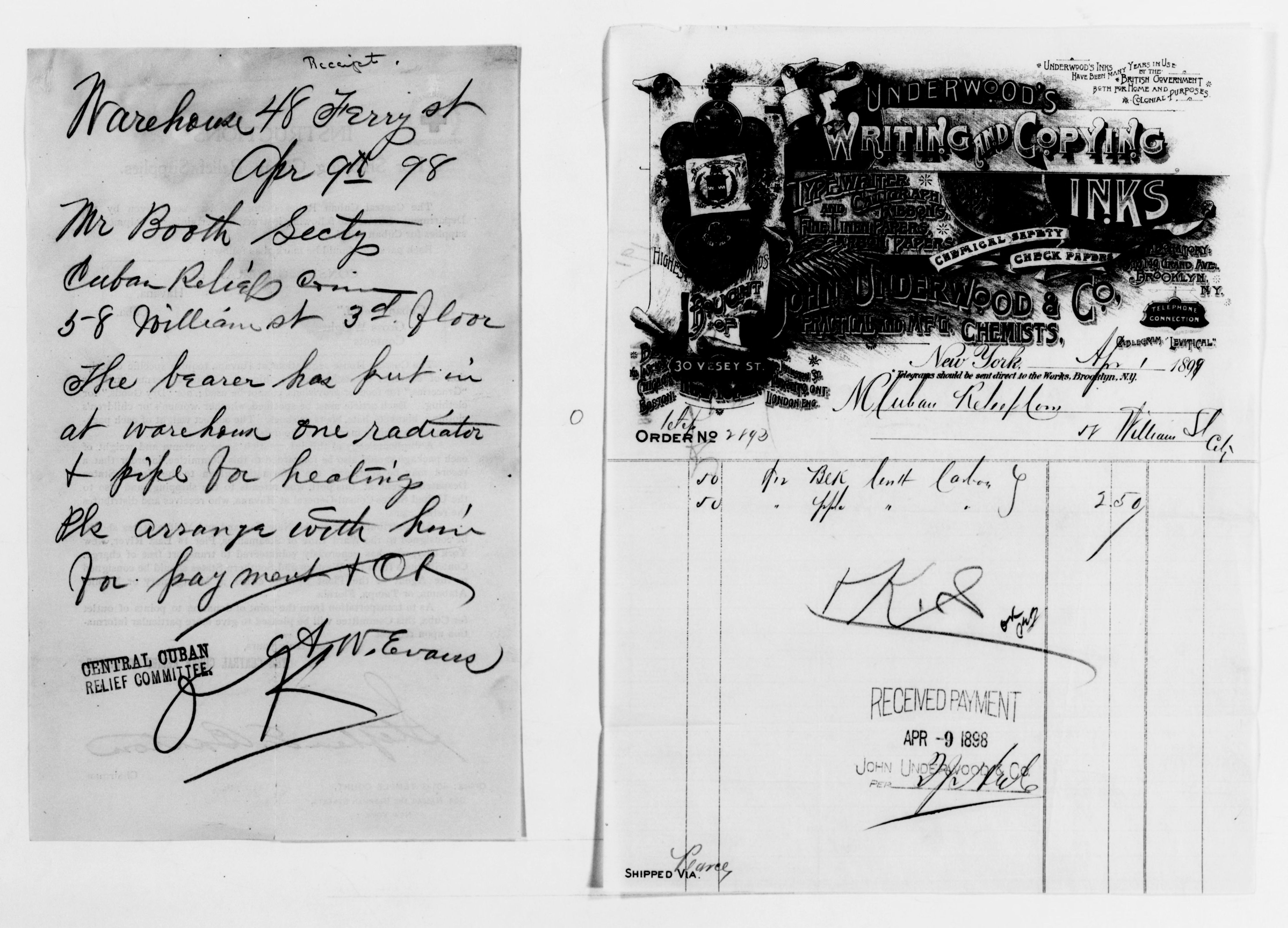 Scanned image of the current content page