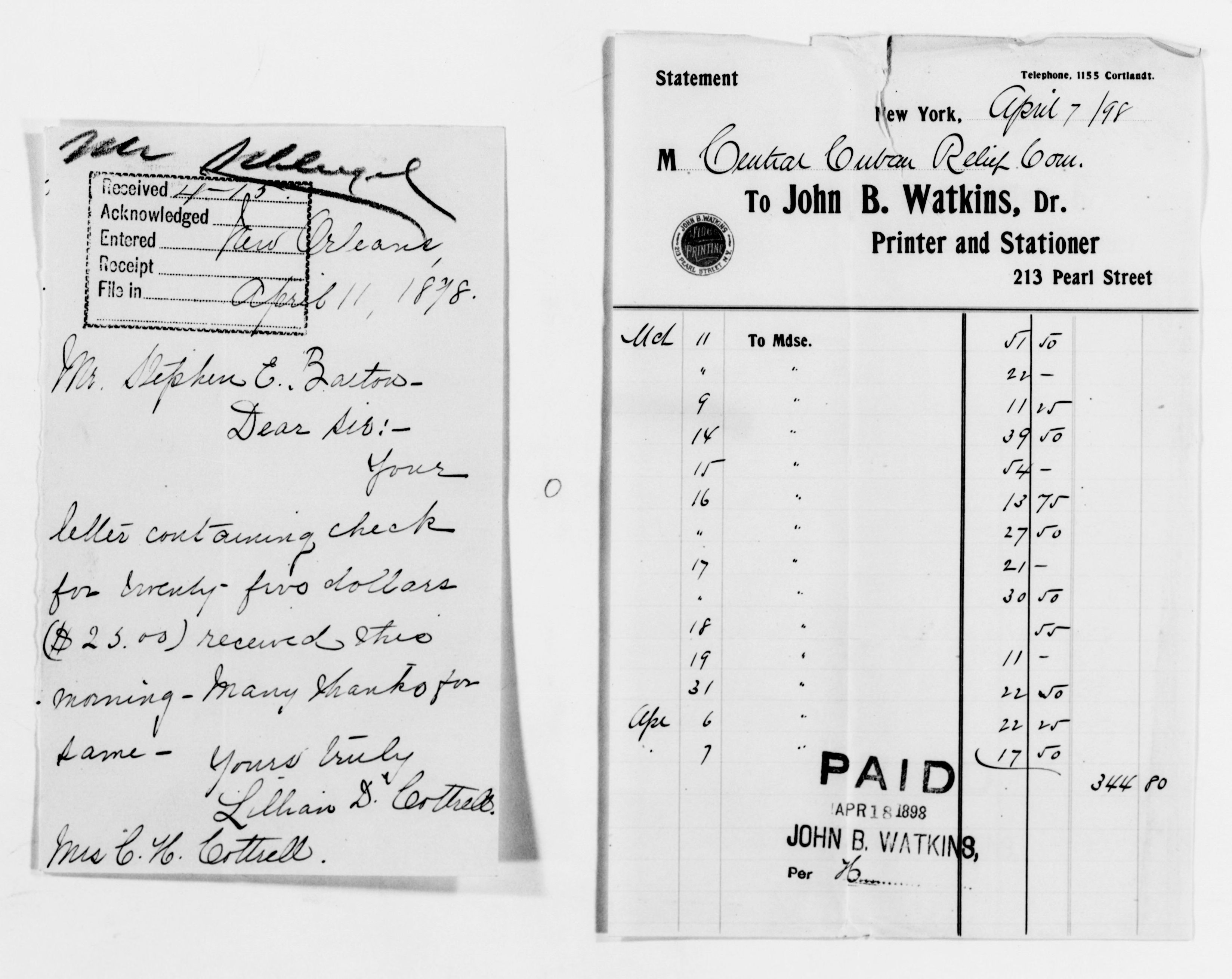 Scanned image of the current content page