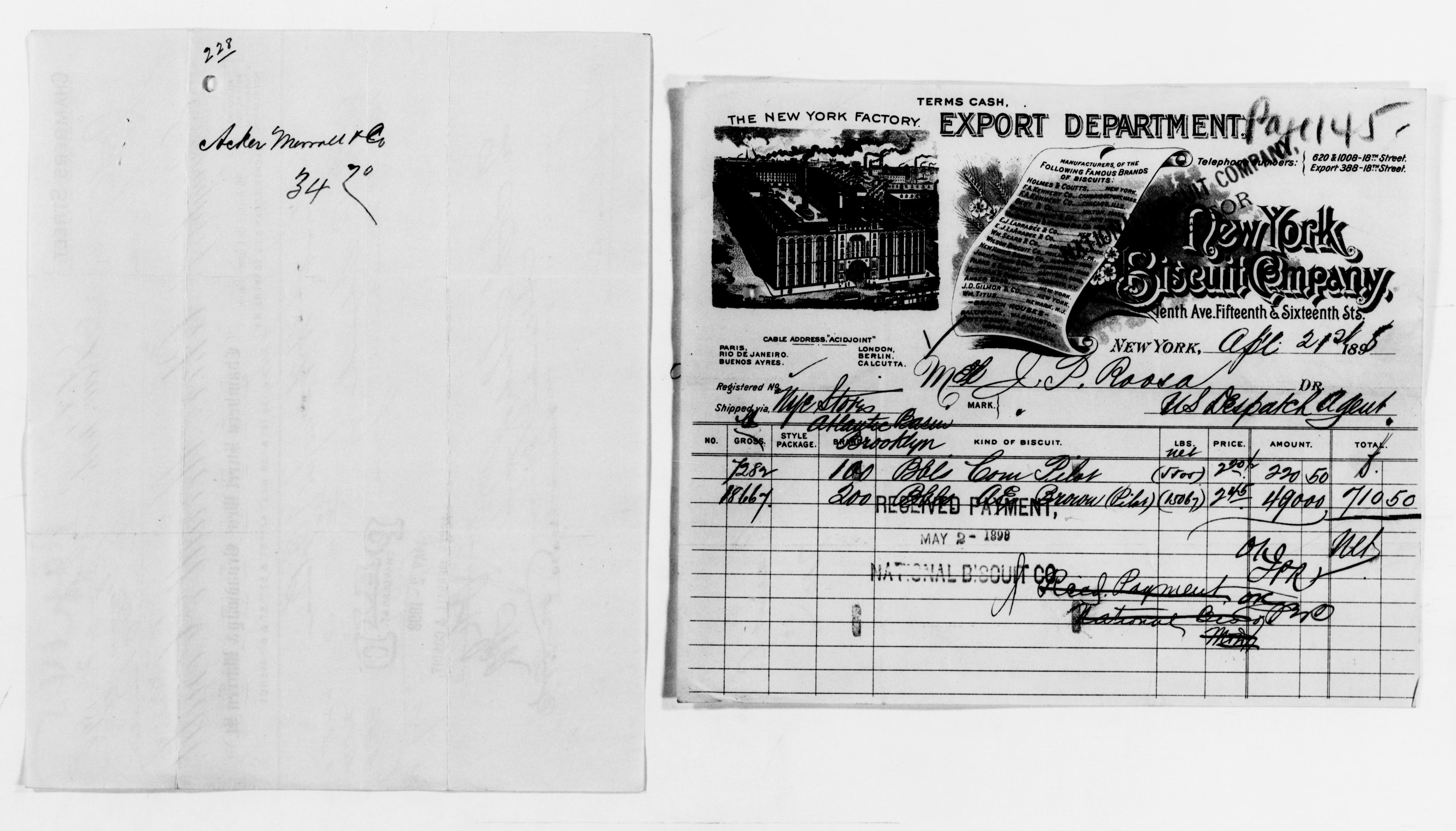 Scanned image of the current content page