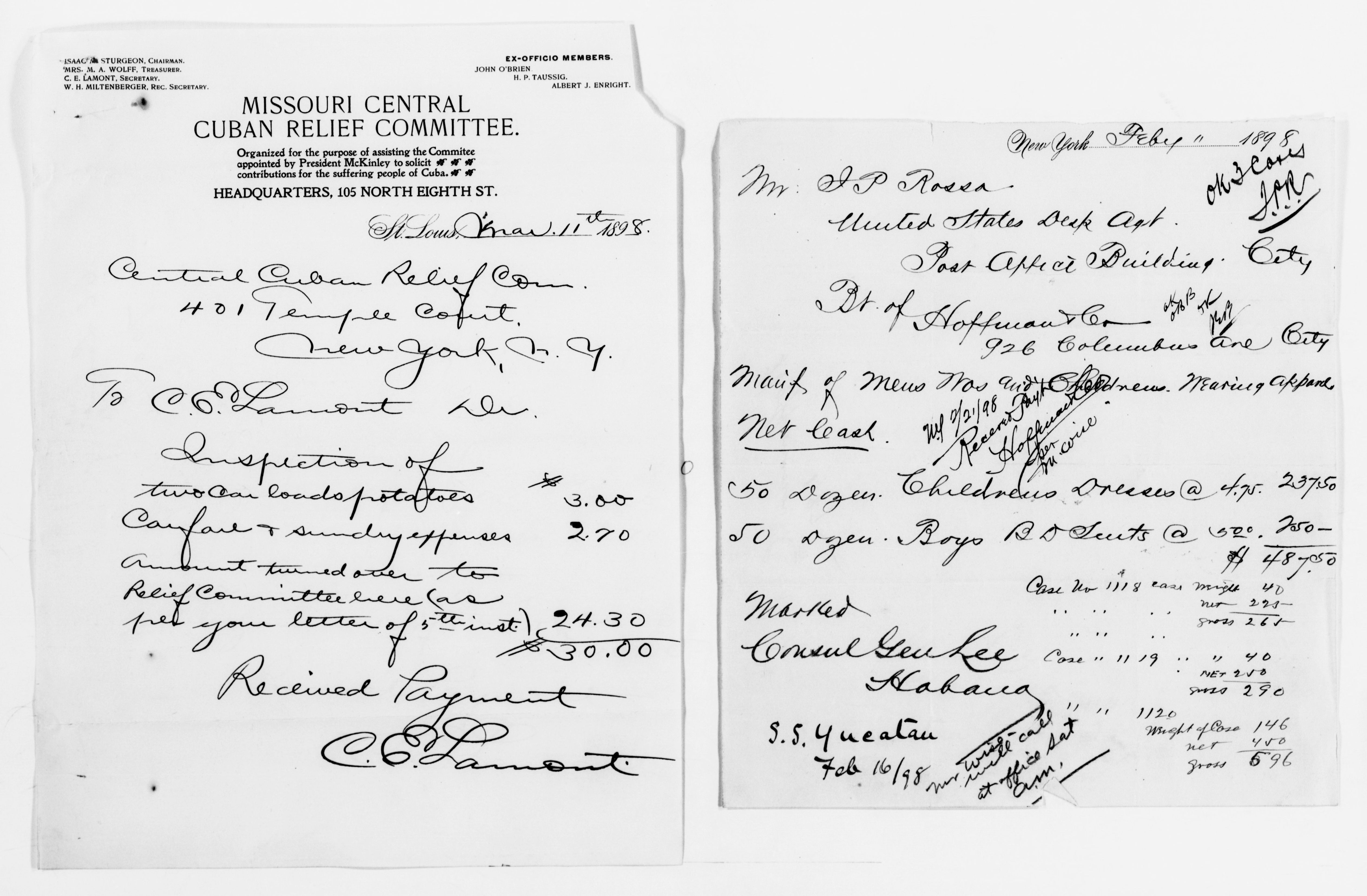 Scanned image of the current content page