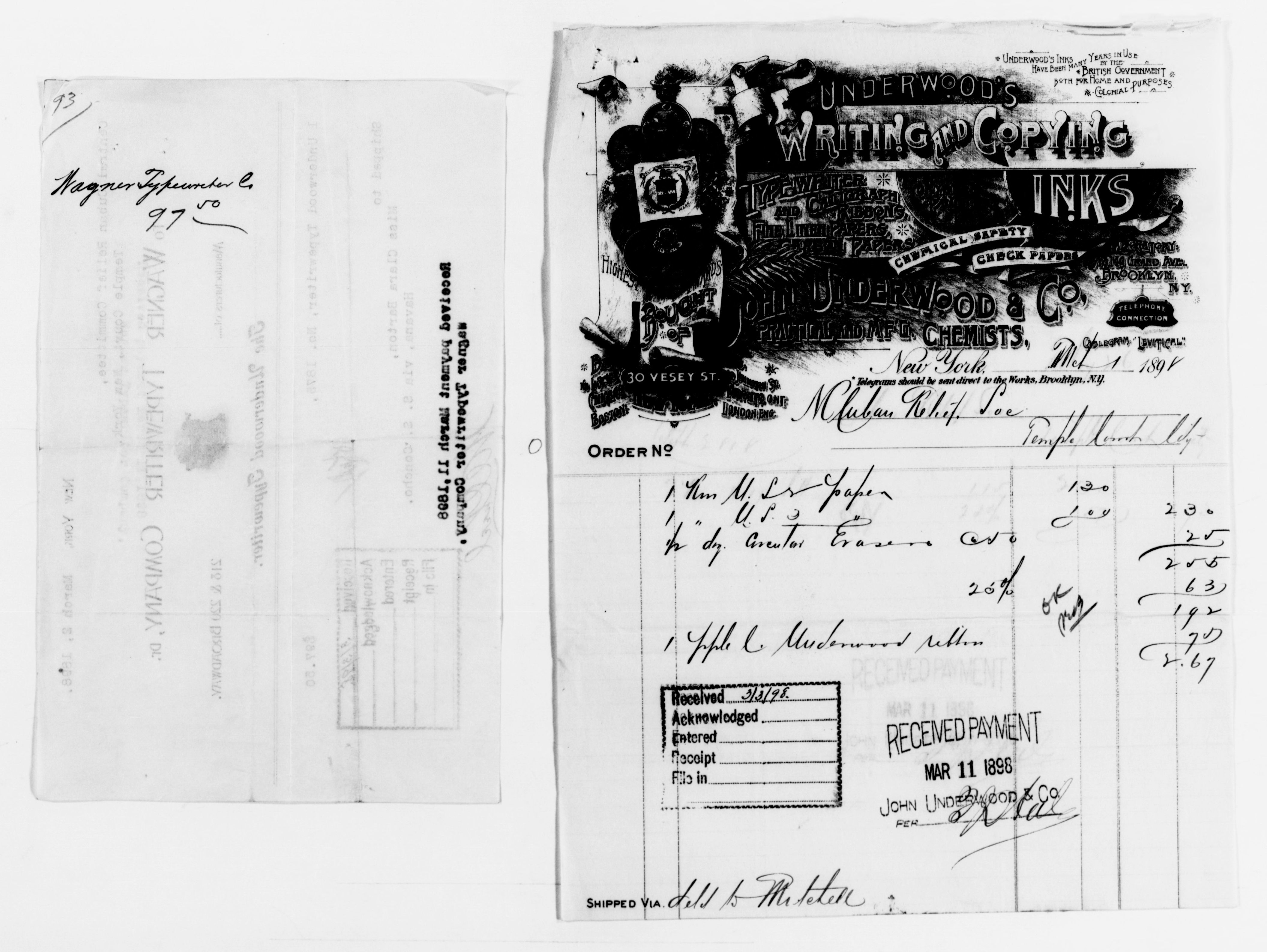 Scanned image of the current content page