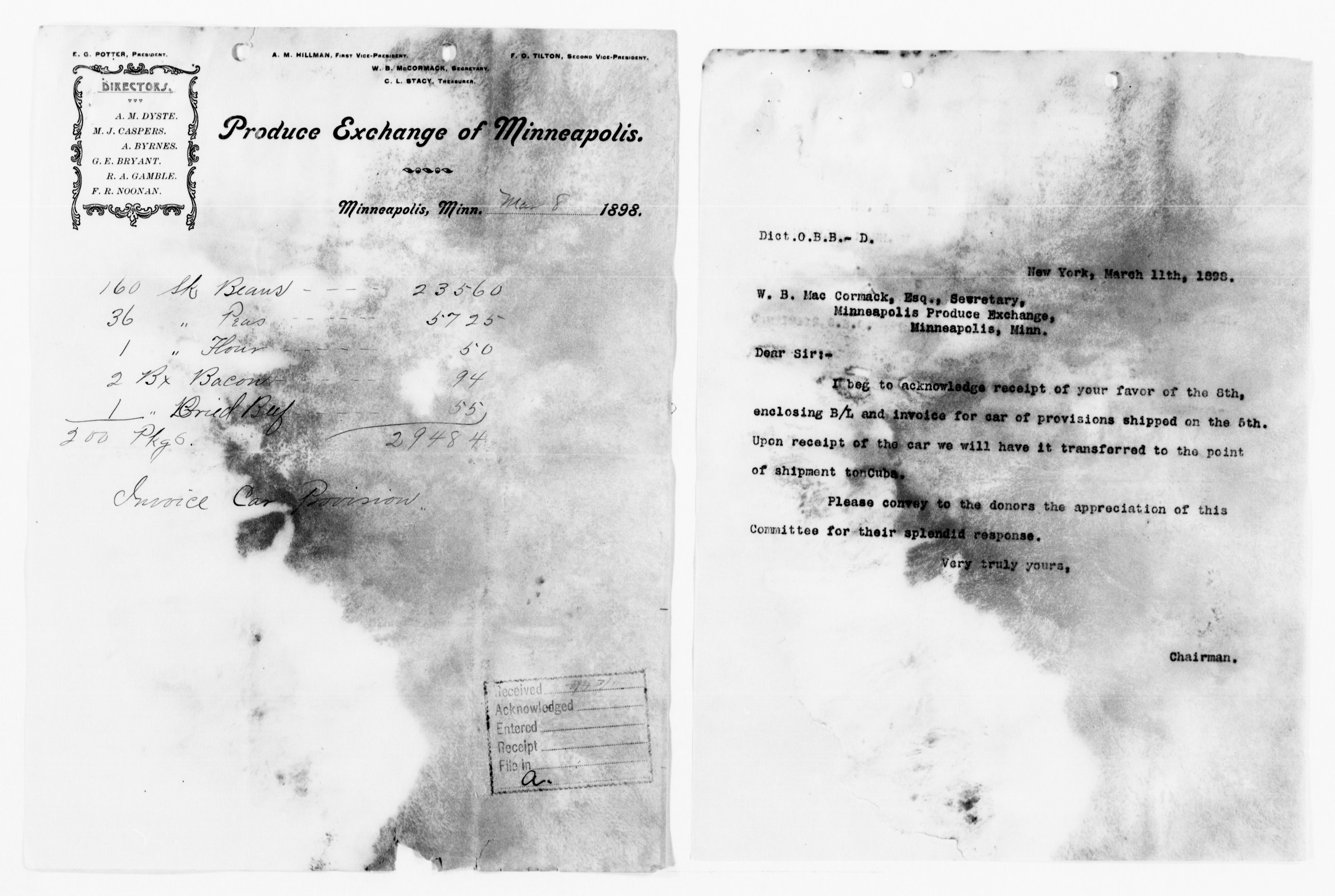 Scanned image of the current content page