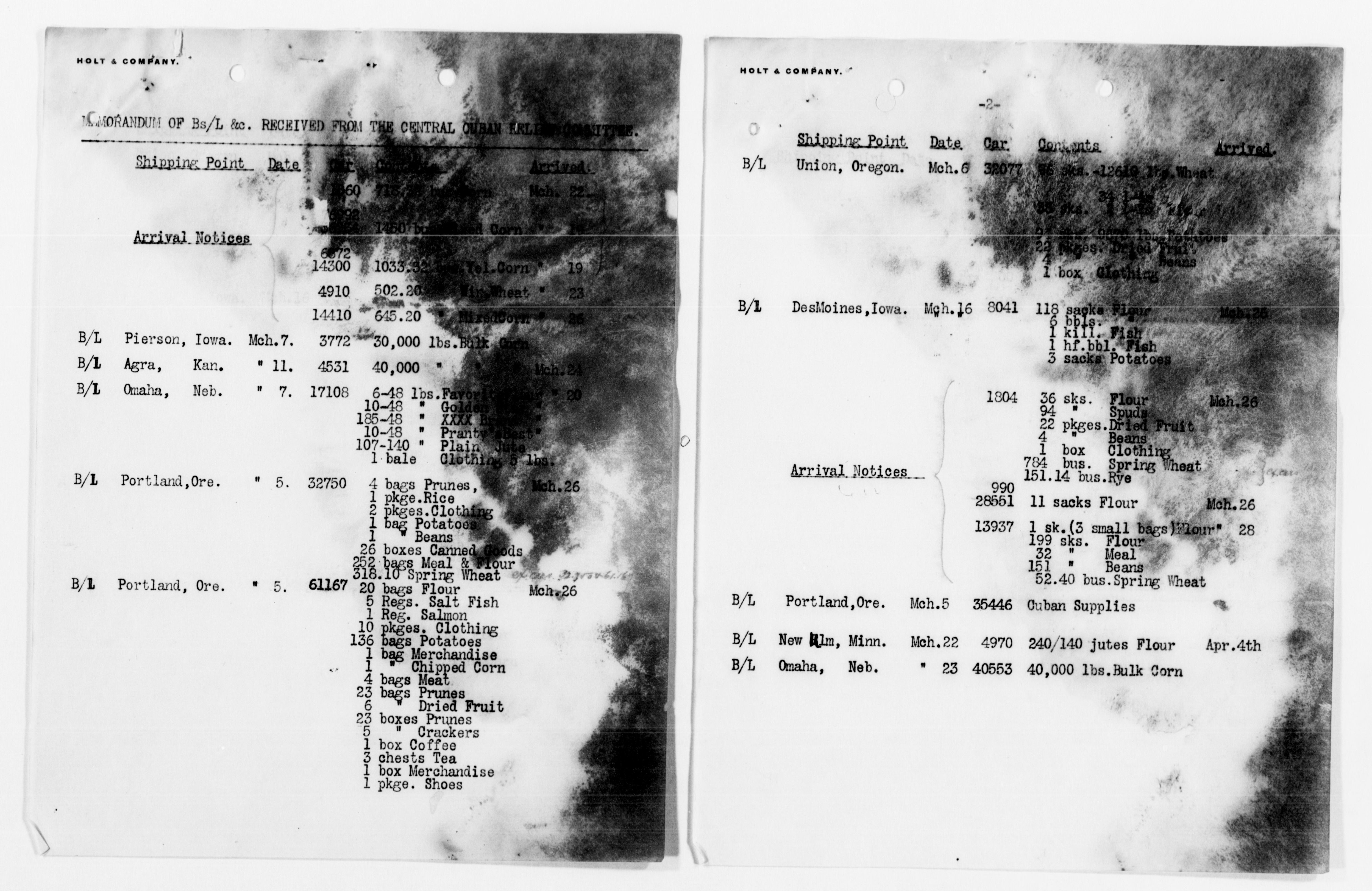 Scanned image of the current content page