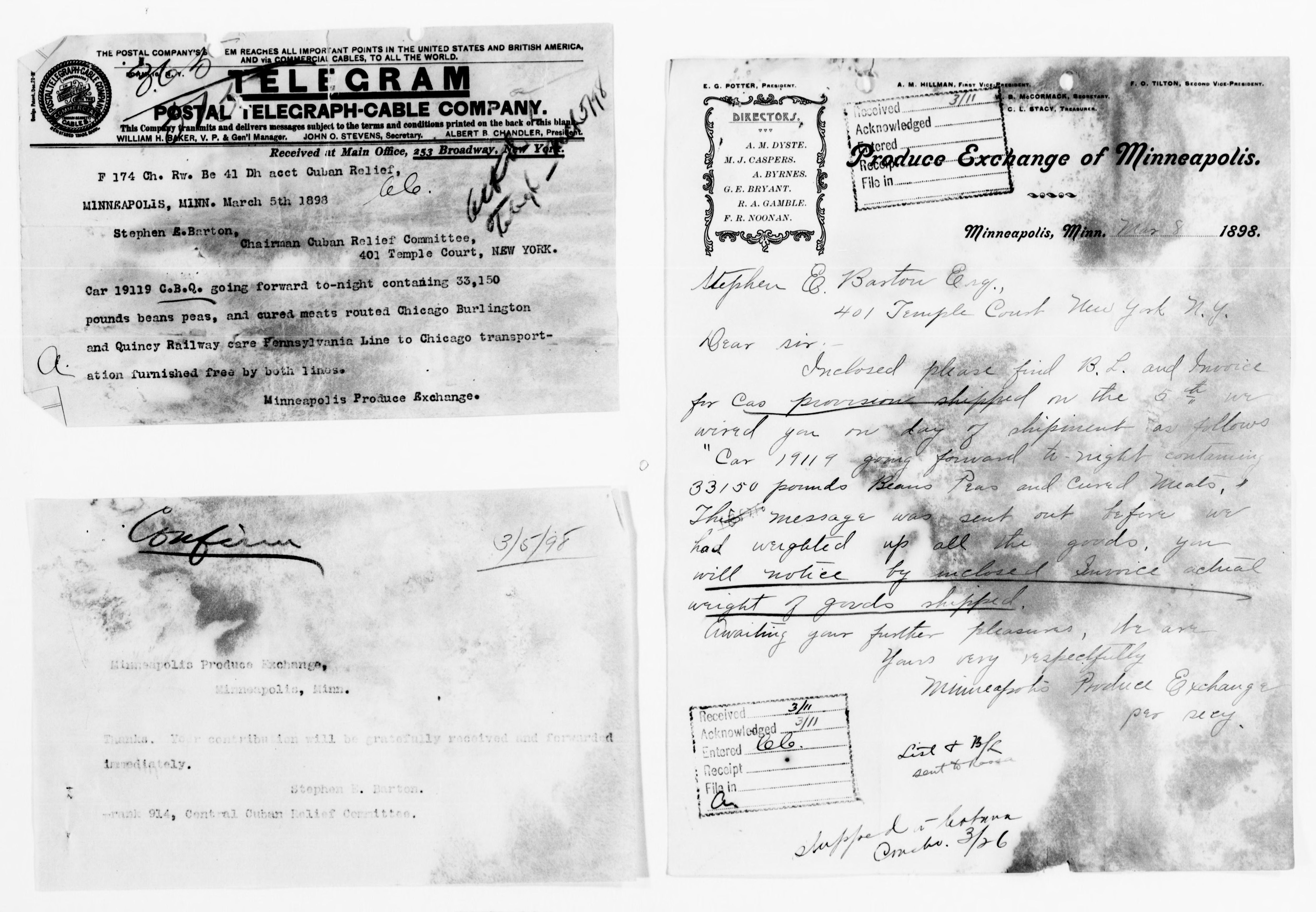 Scanned image of the current content page