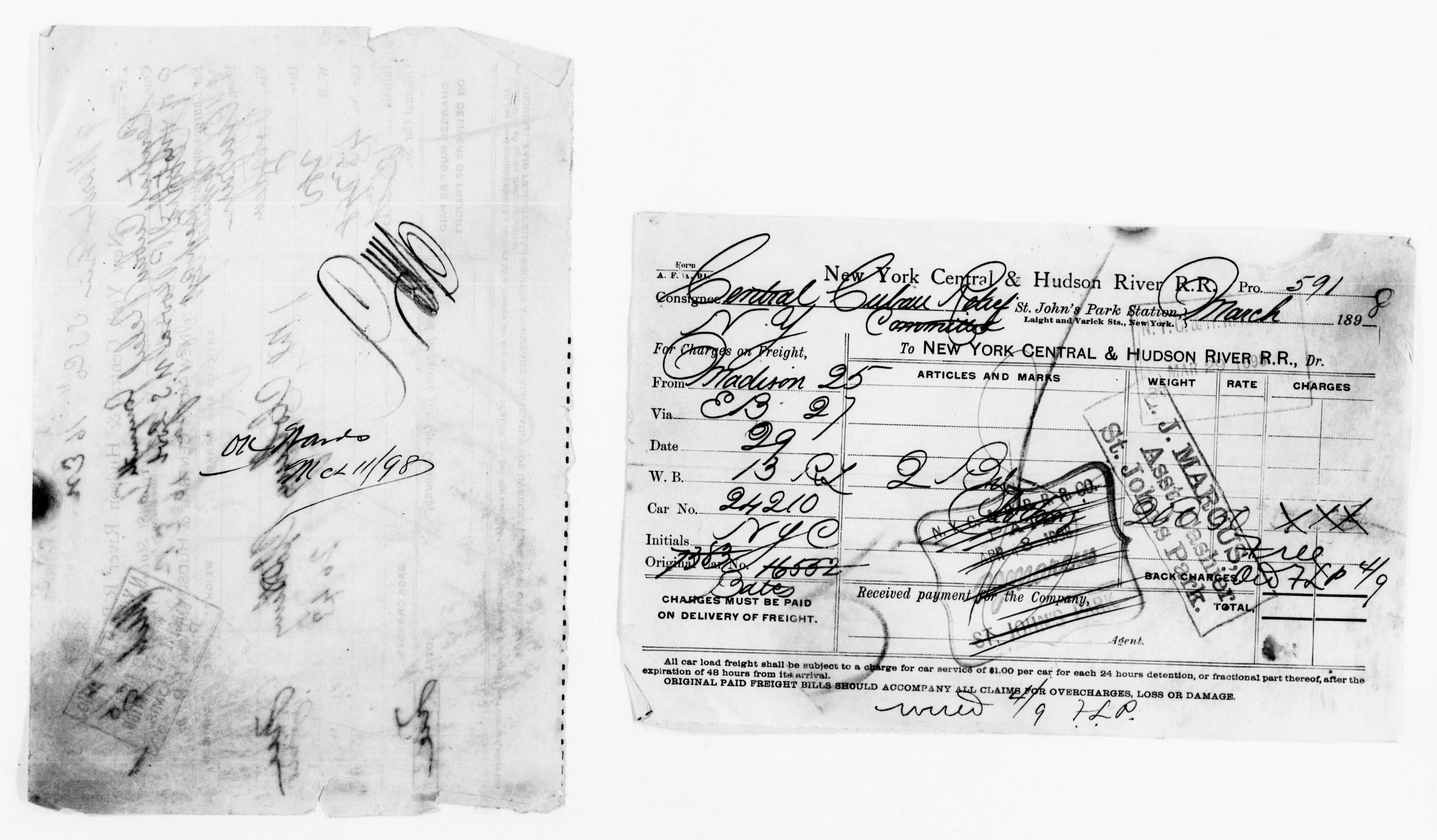 Scanned image of the current content page