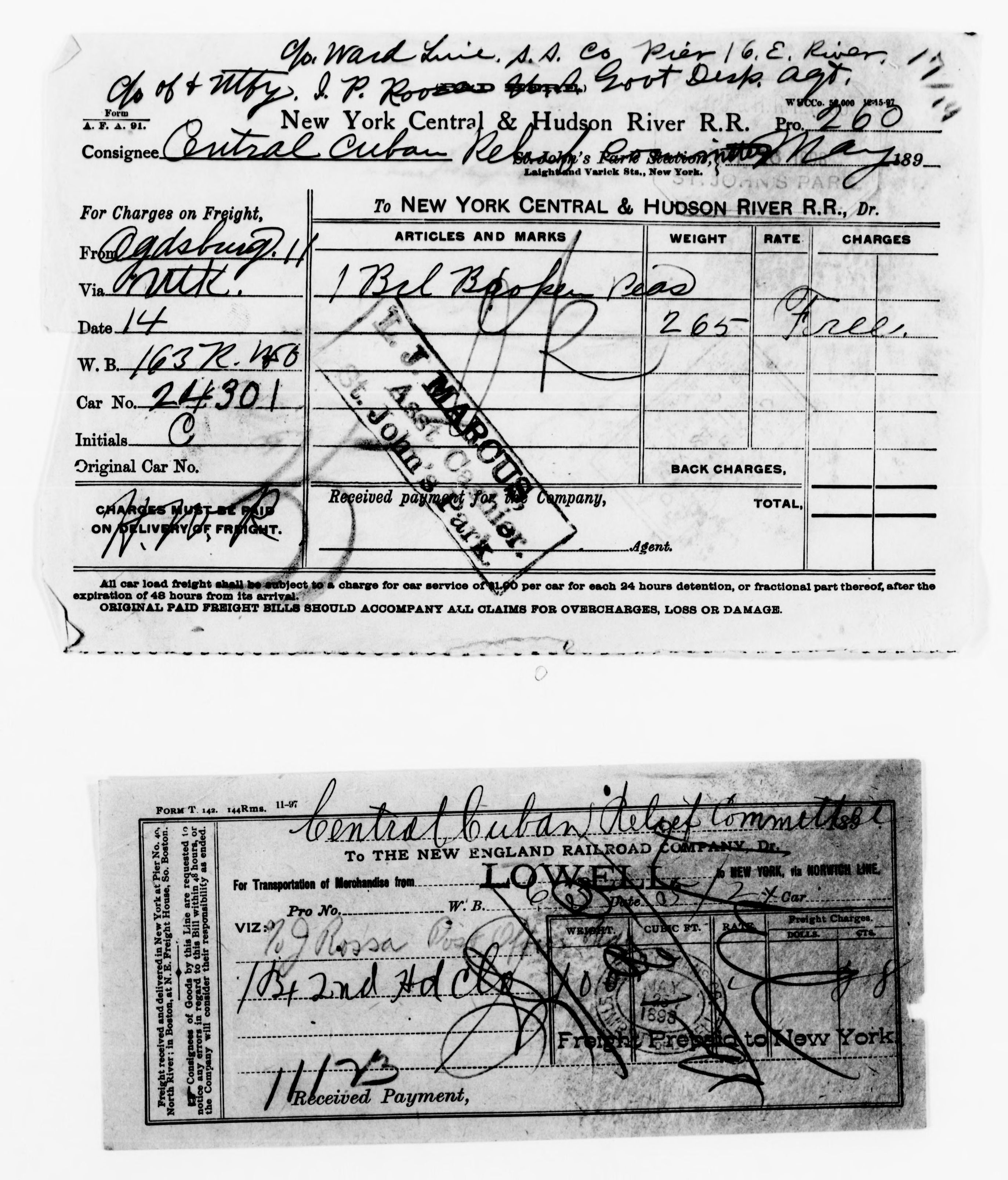 Scanned image of the current content page