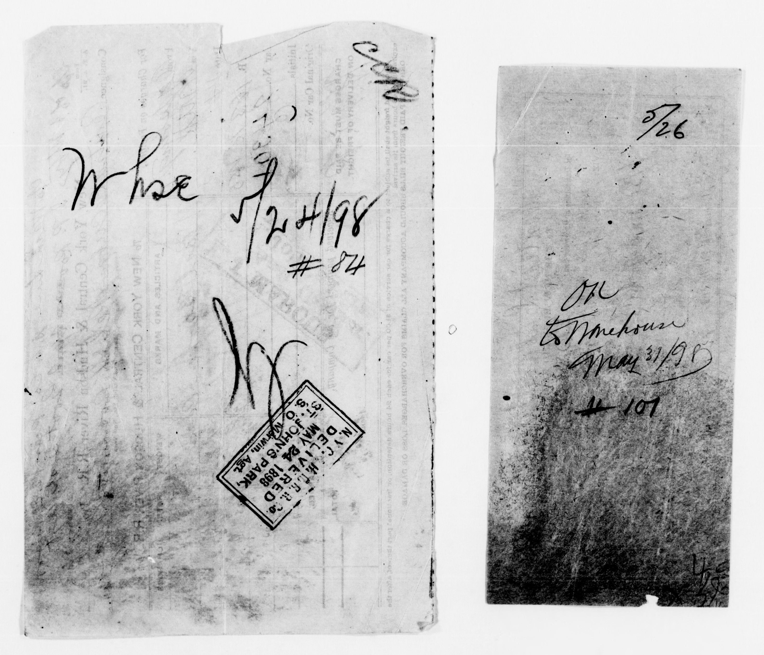 Scanned image of the current content page