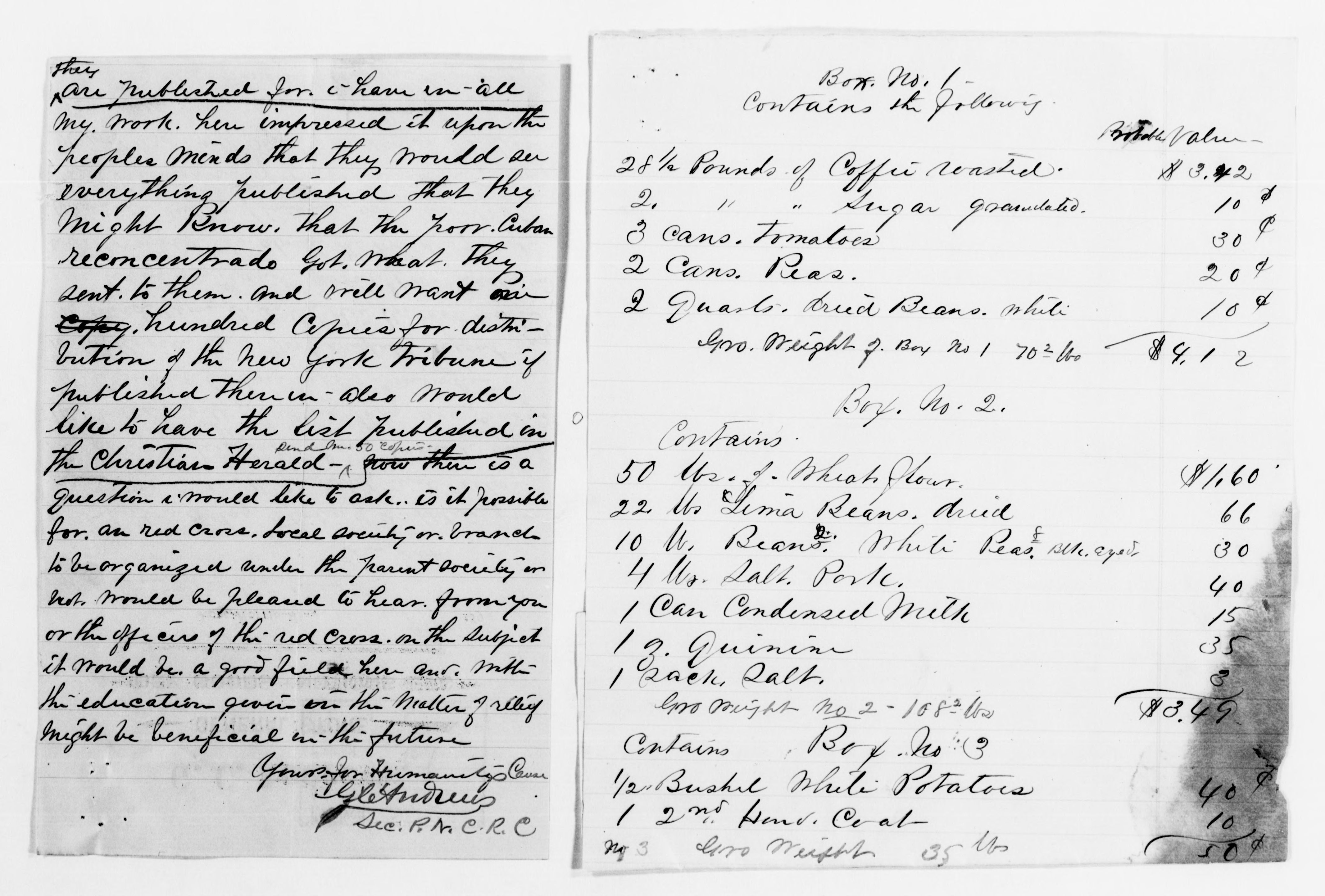 Scanned image of the current content page