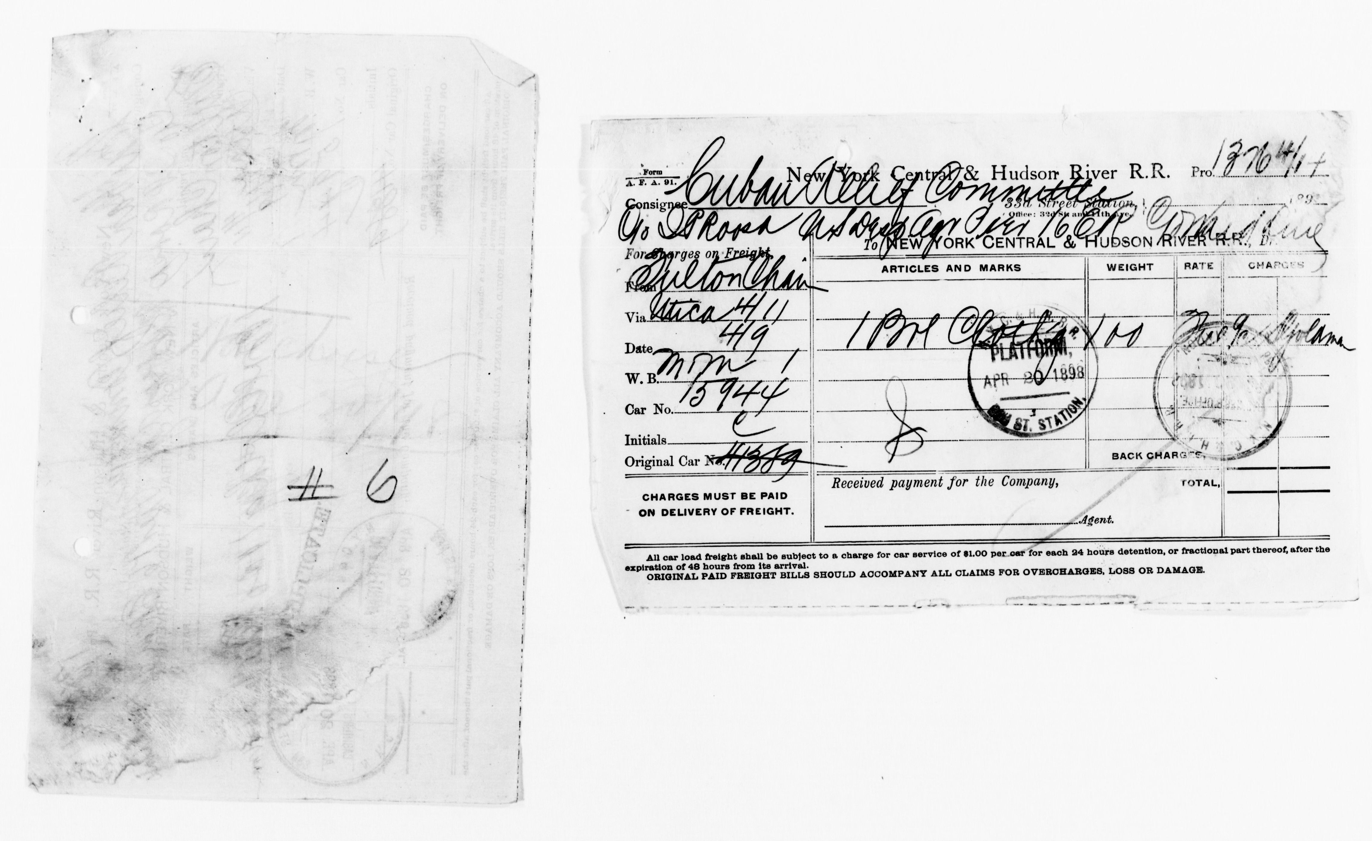 Scanned image of the current content page