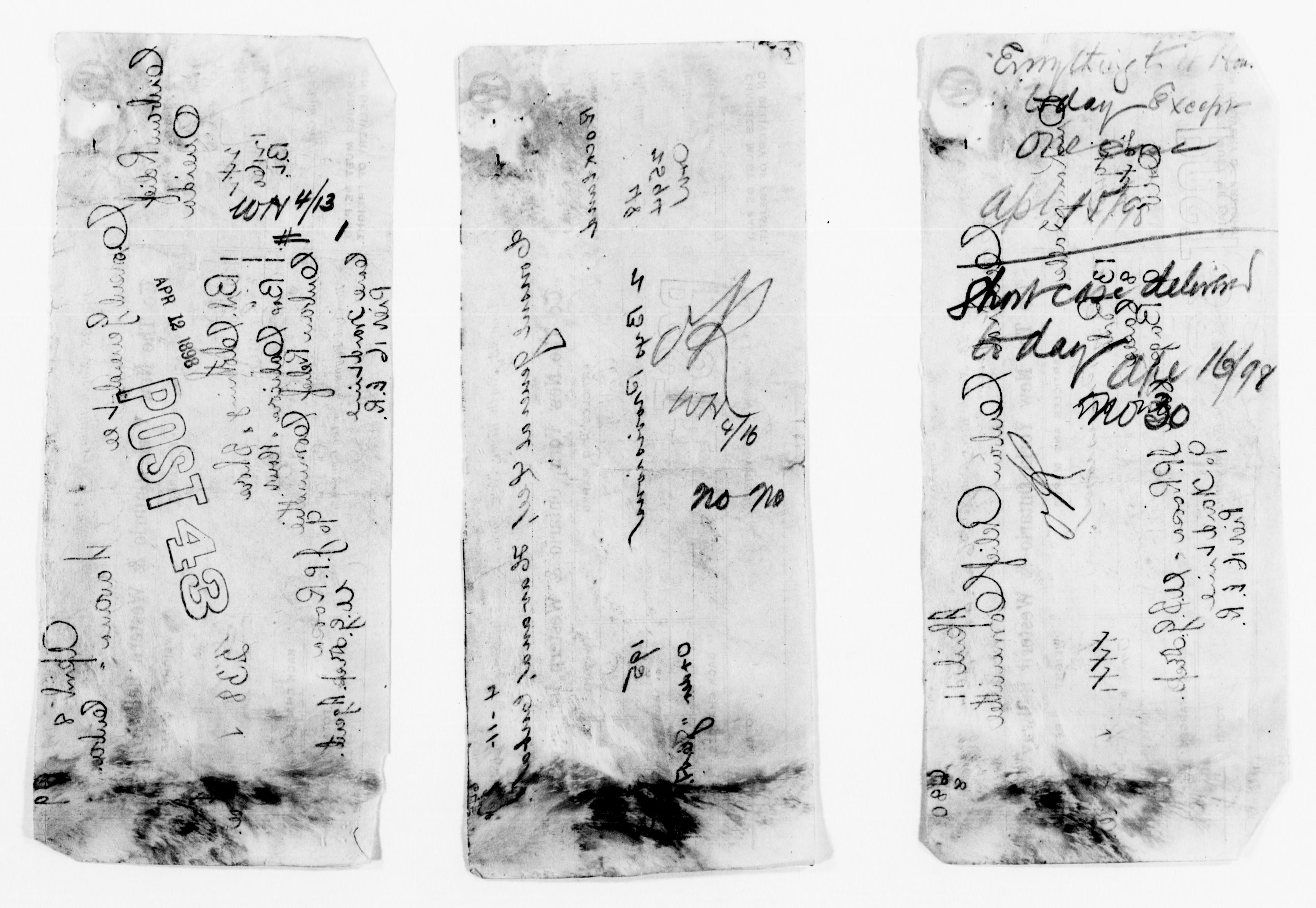 Scanned image of the current content page