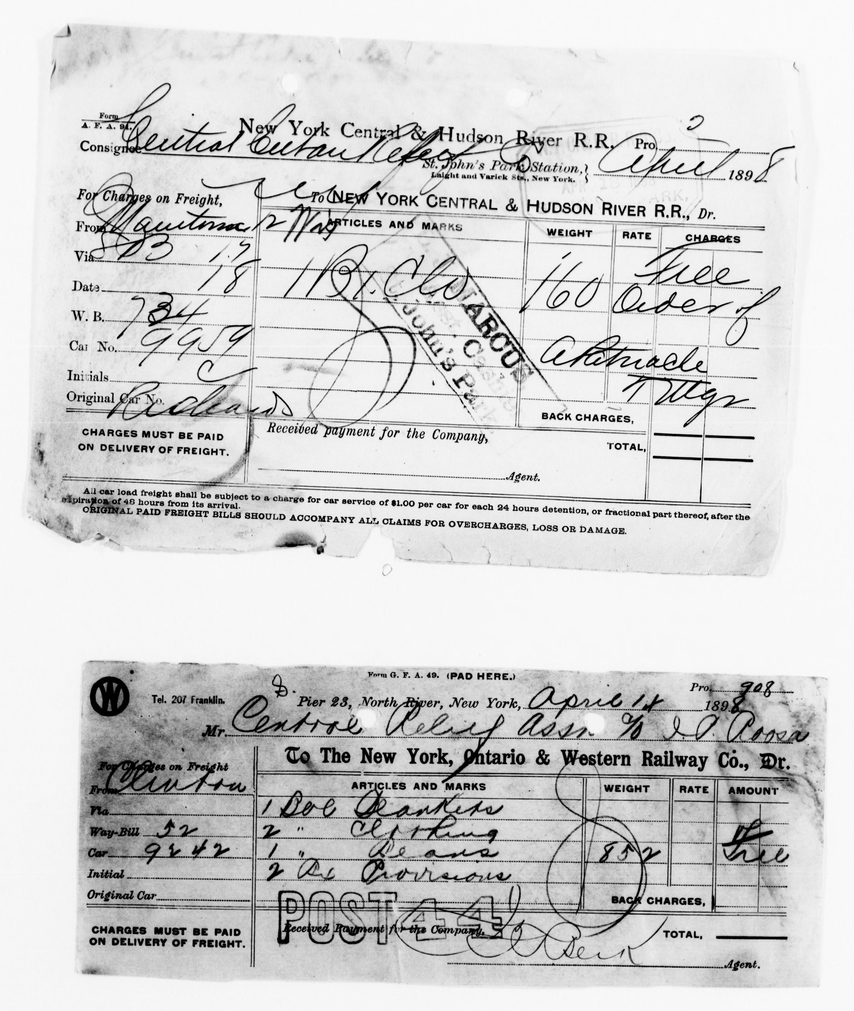 Scanned image of the current content page