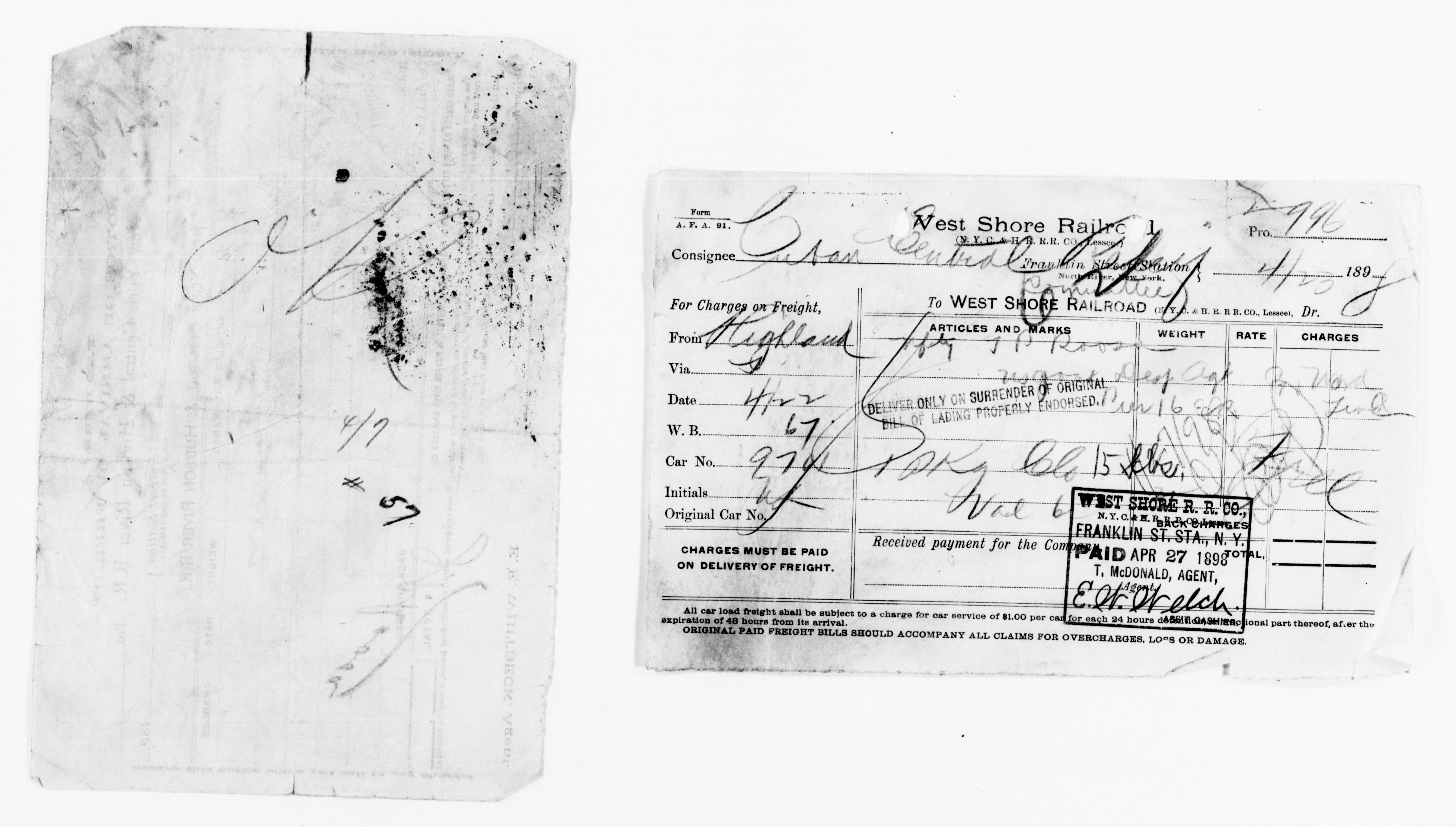 Scanned image of the current content page