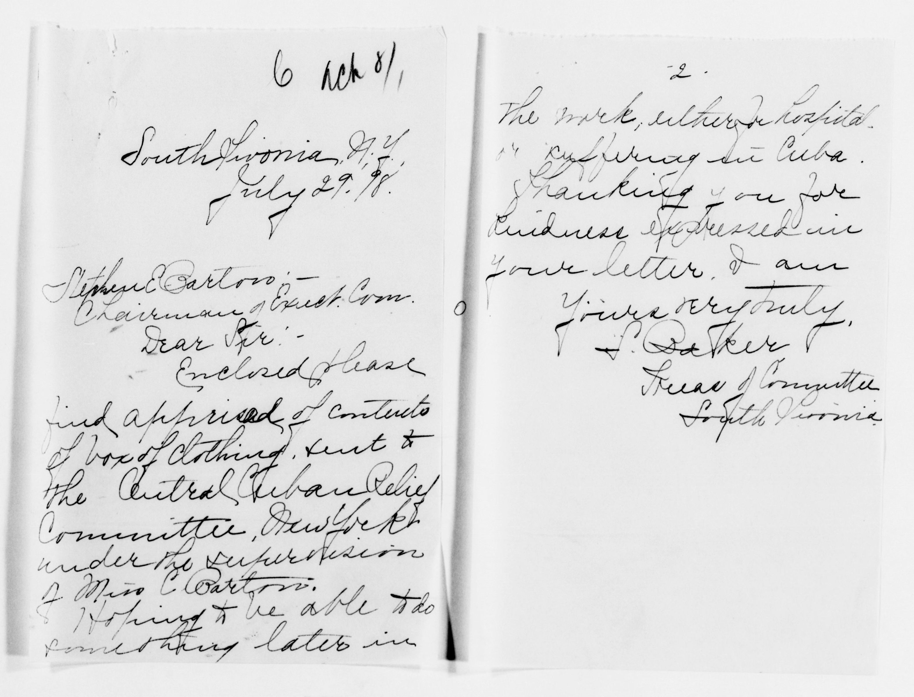 Scanned image of the current content page