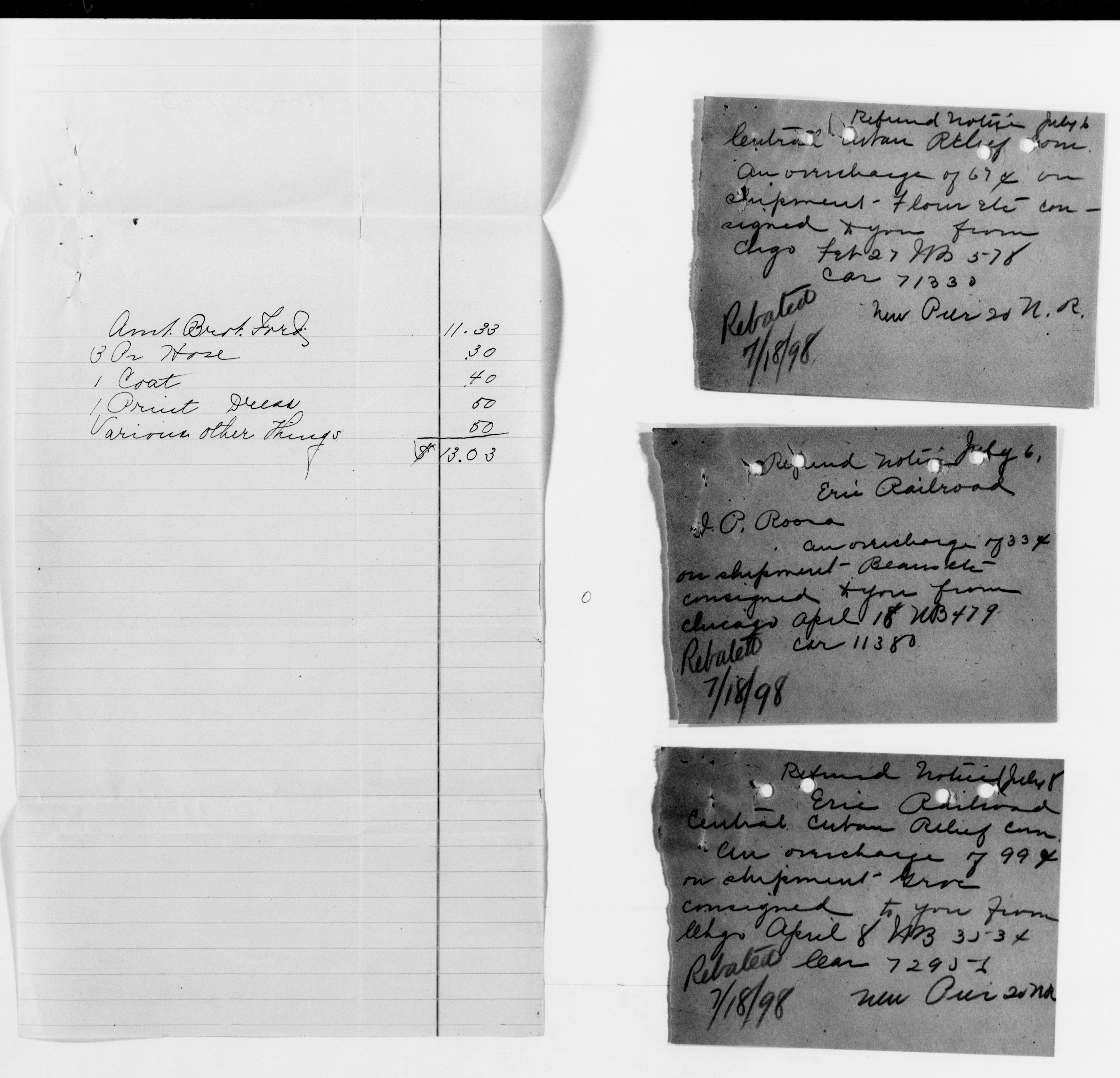 Scanned image of the current content page