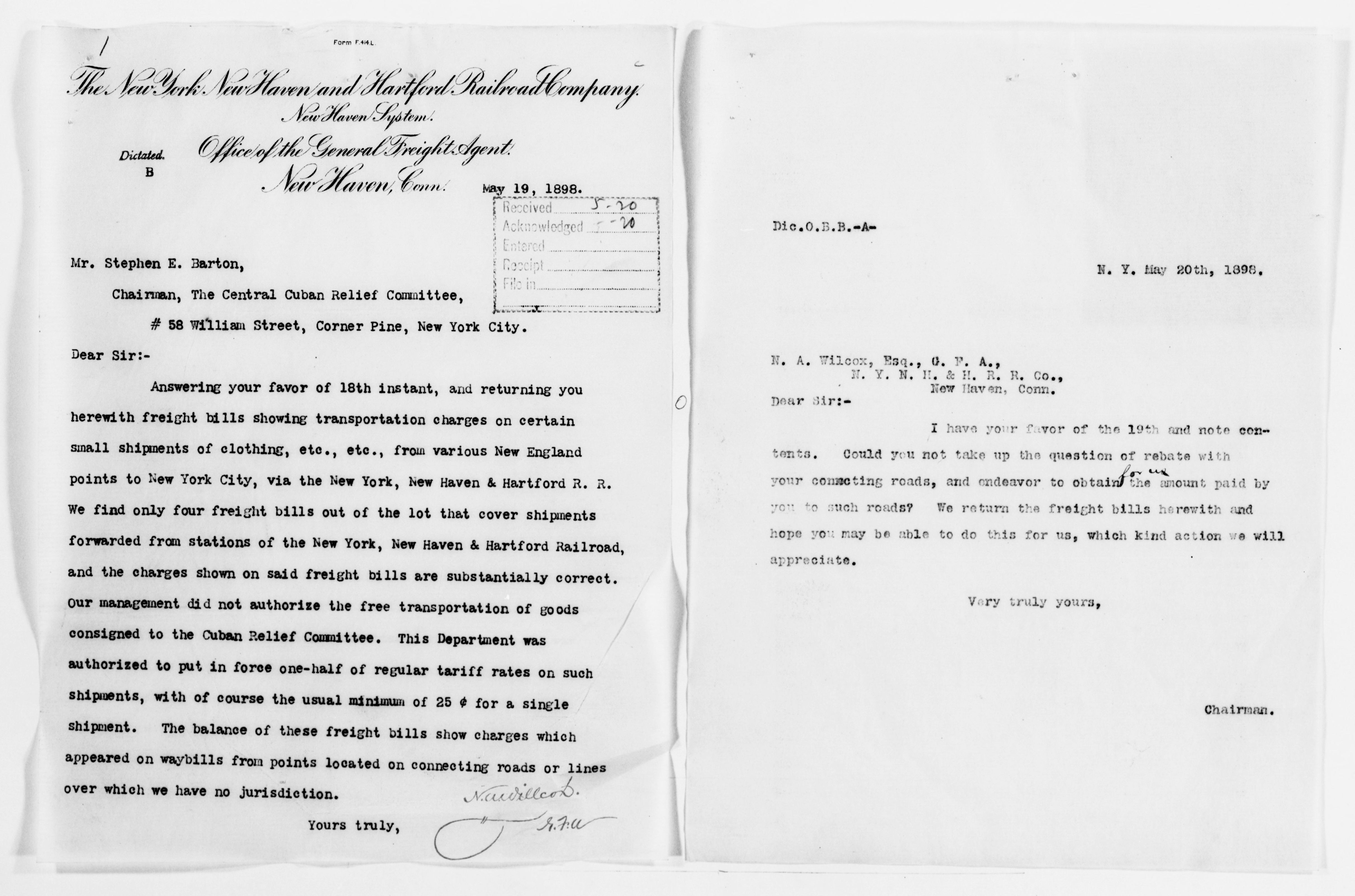 Scanned image of the current content page