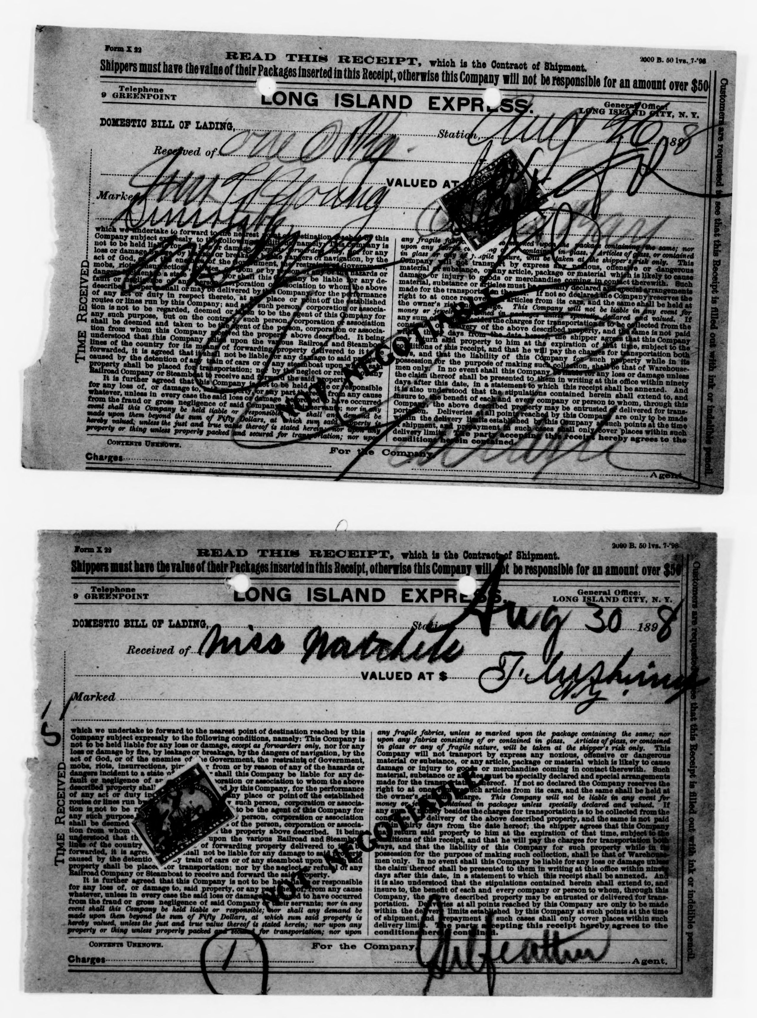 Scanned image of the current content page