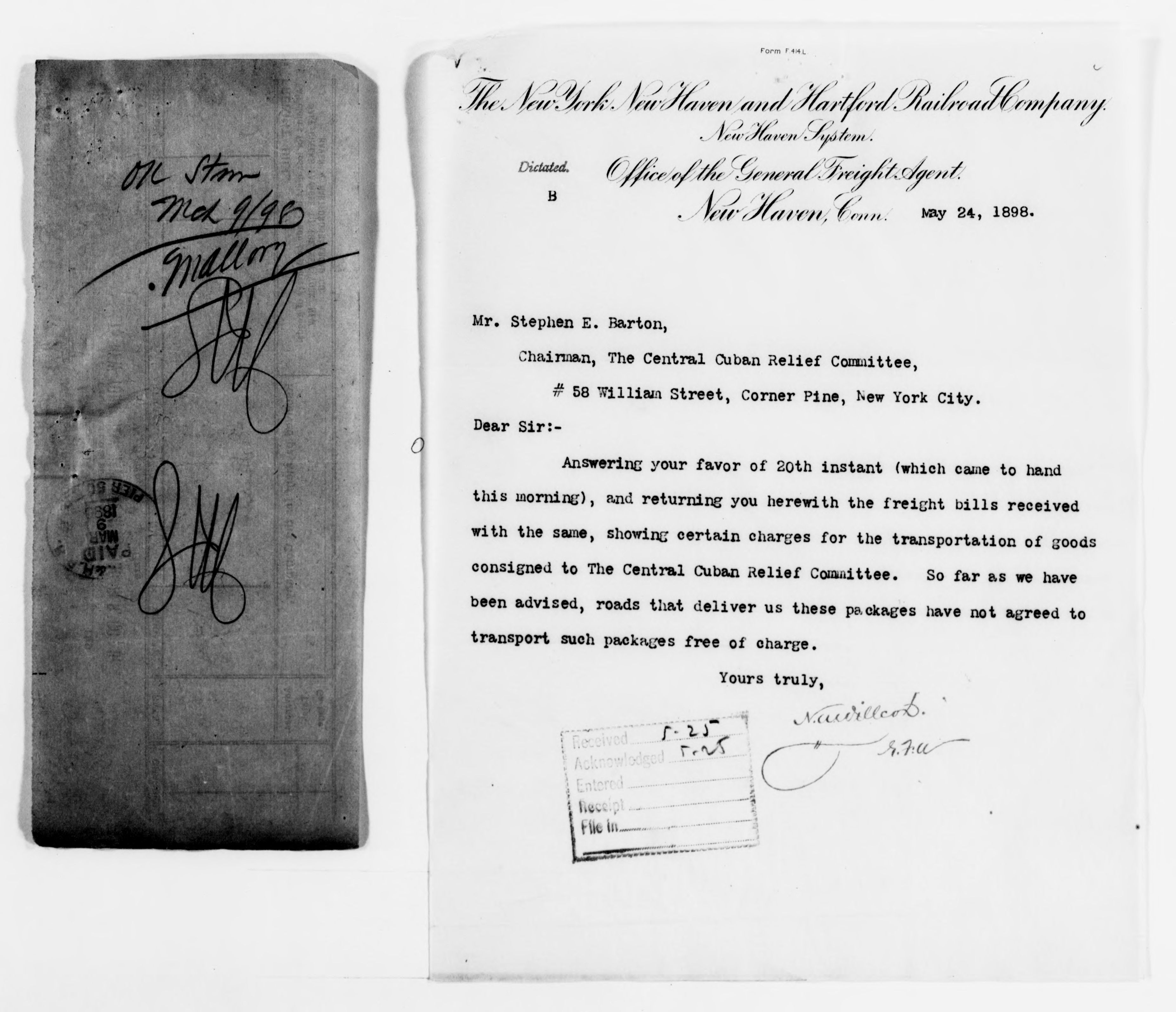 Scanned image of the current content page