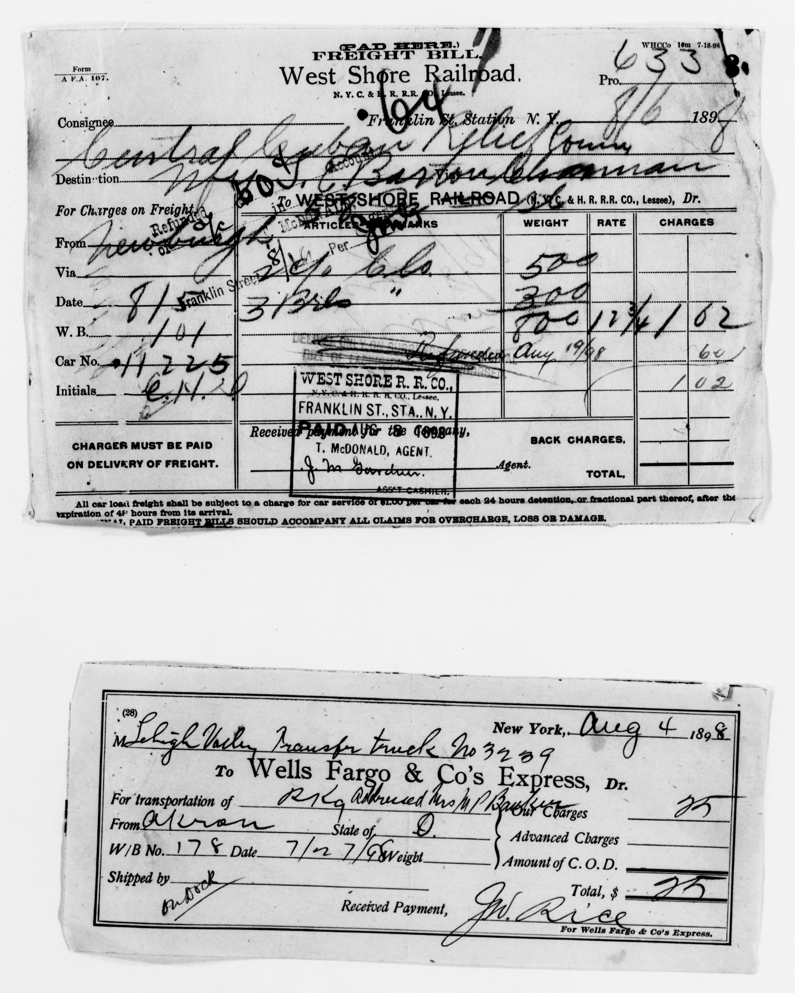 Scanned image of the current content page