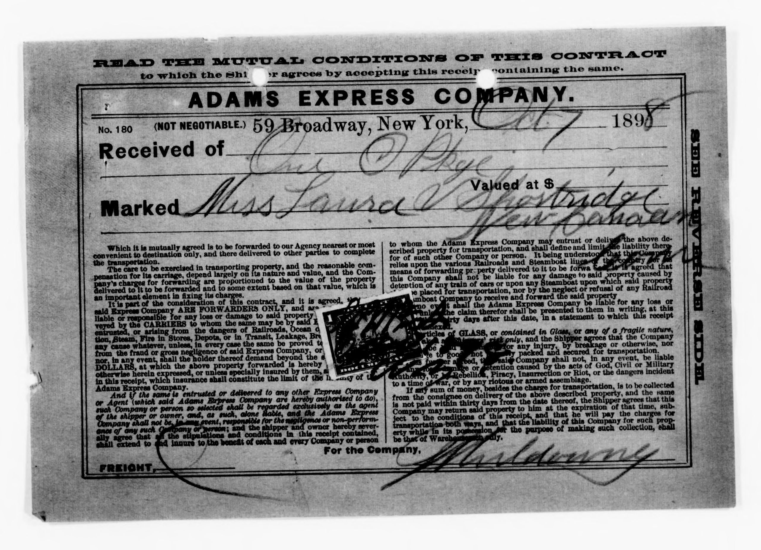 Scanned image of the current content page