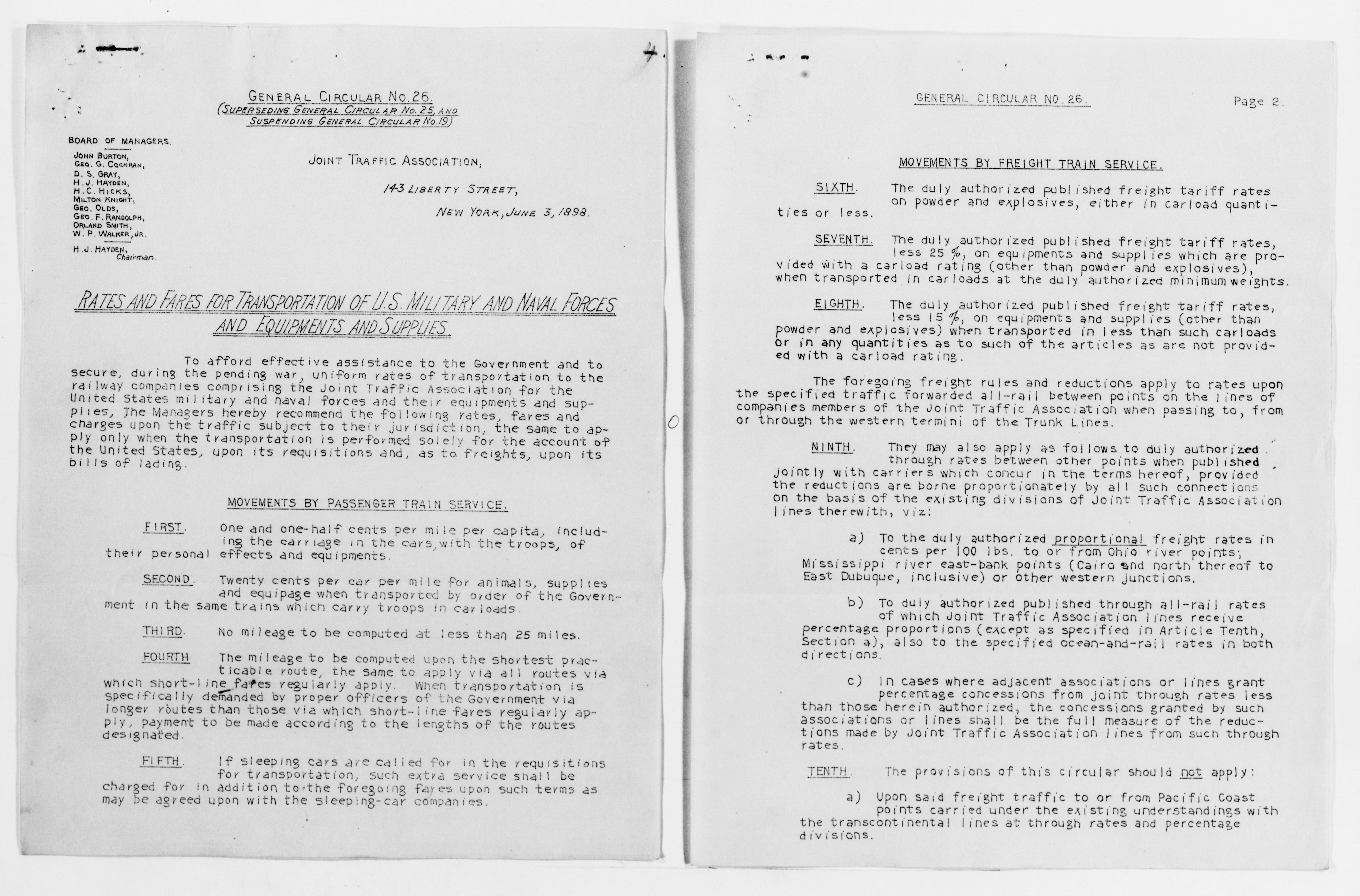 Scanned image of the current content page