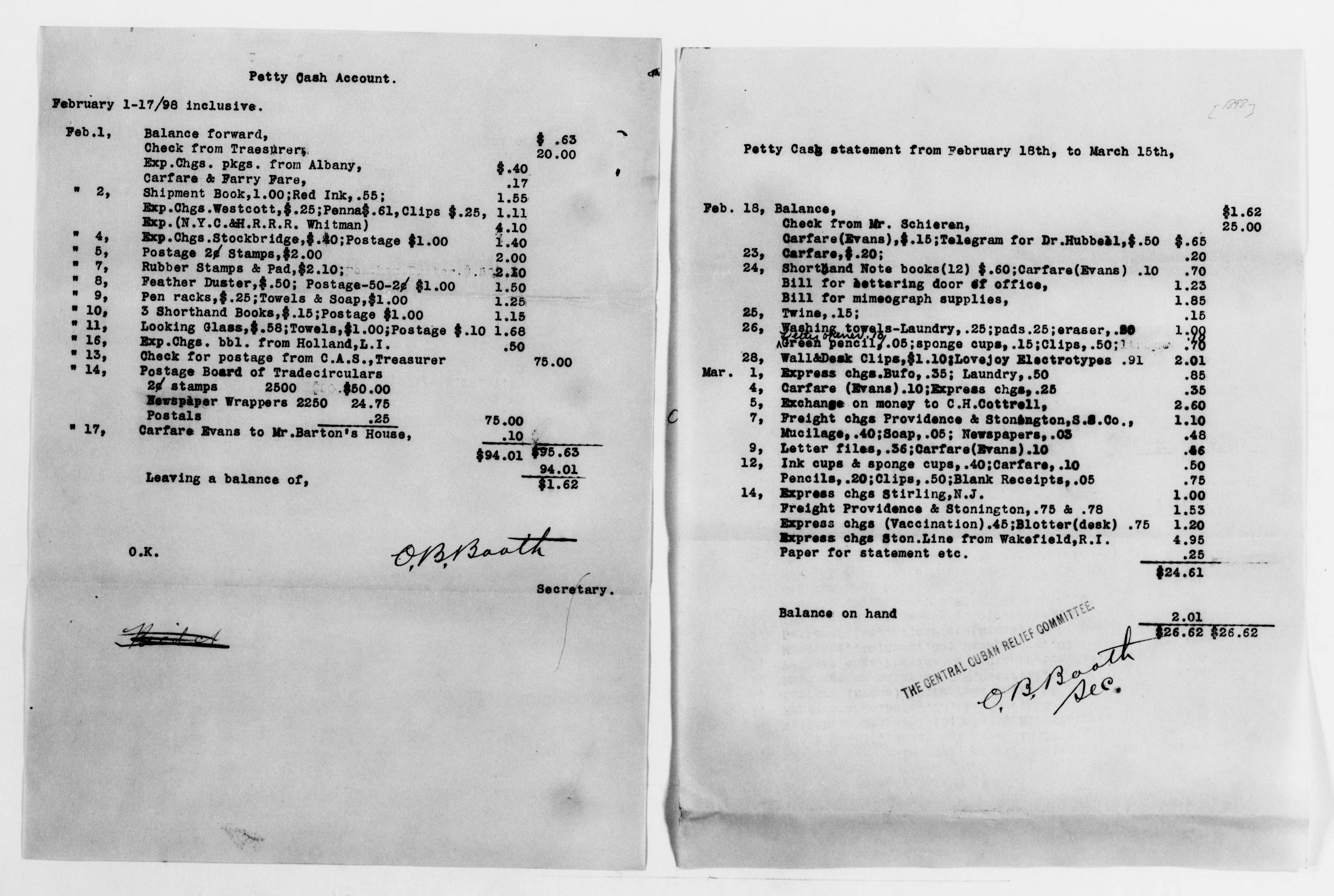 Scanned image of the current content page