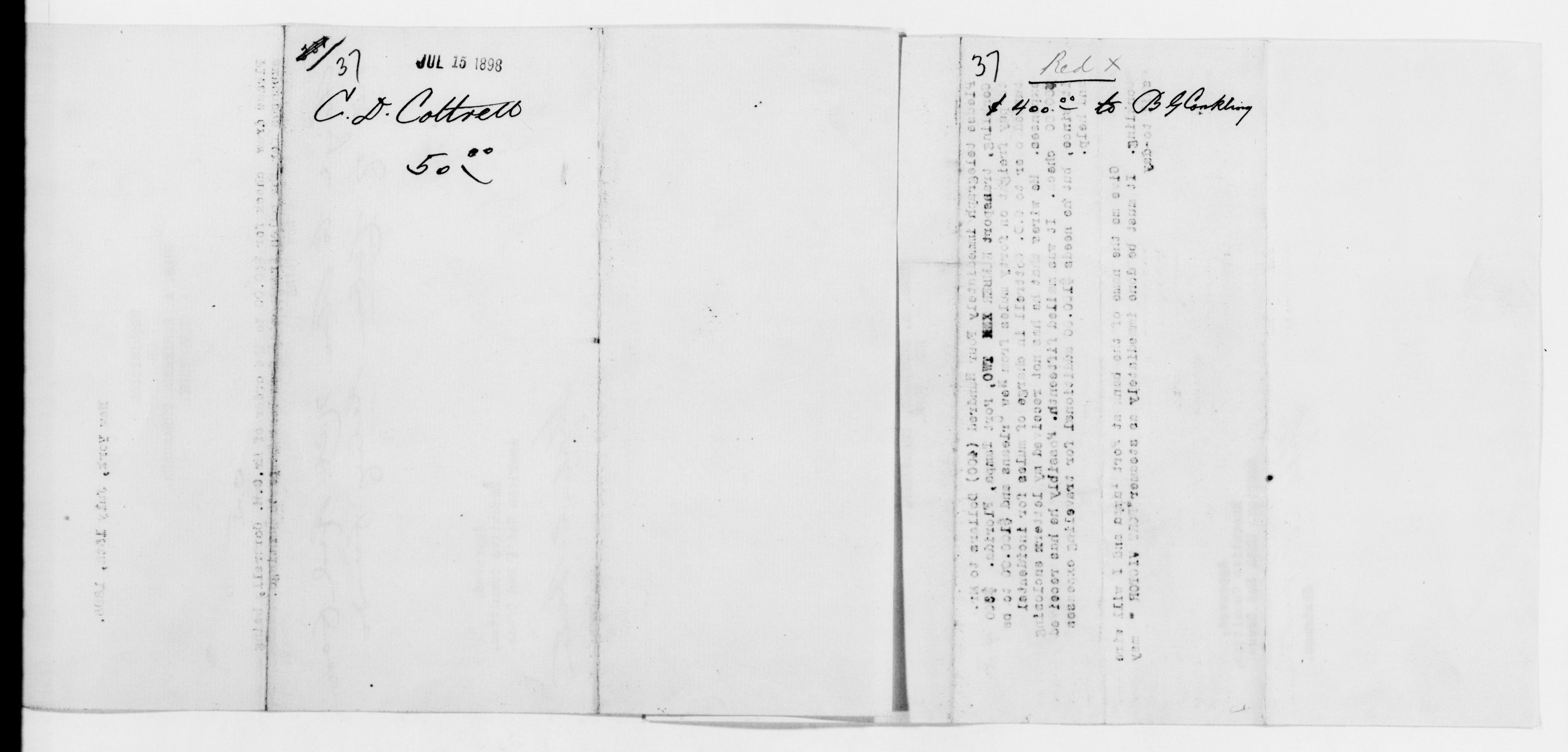 Scanned image of the current content page