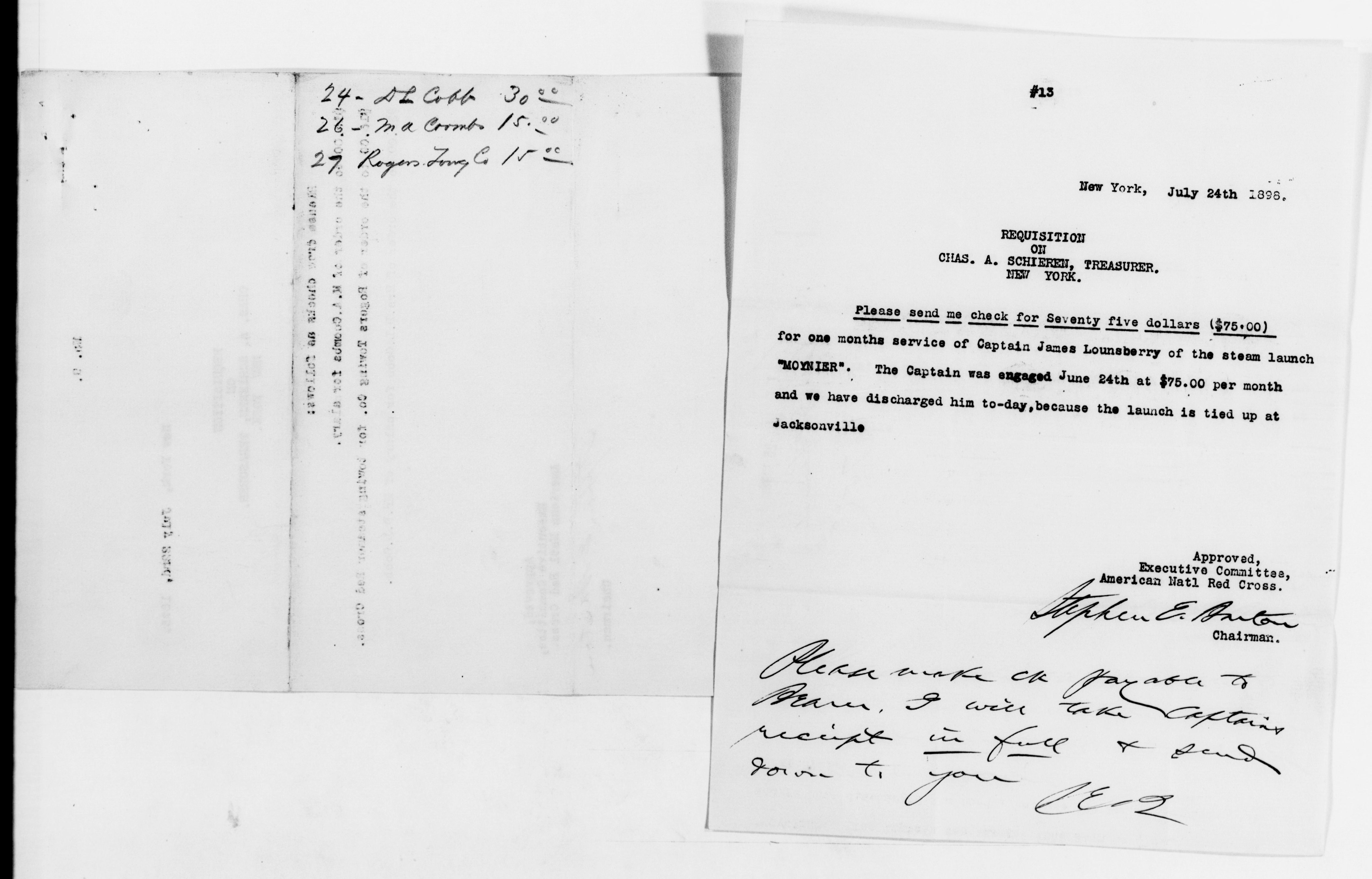 Scanned image of the current content page