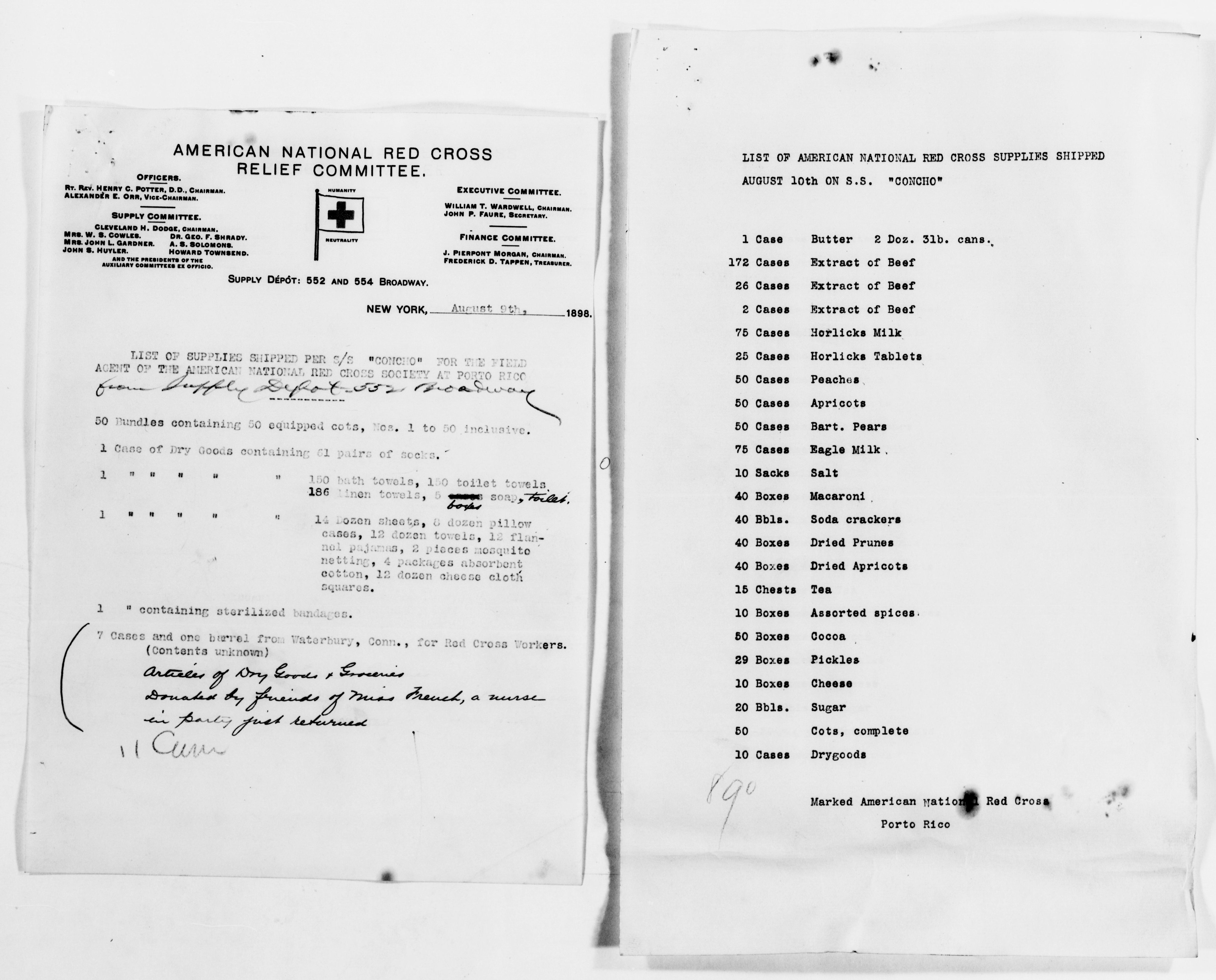 Scanned image of the current content page