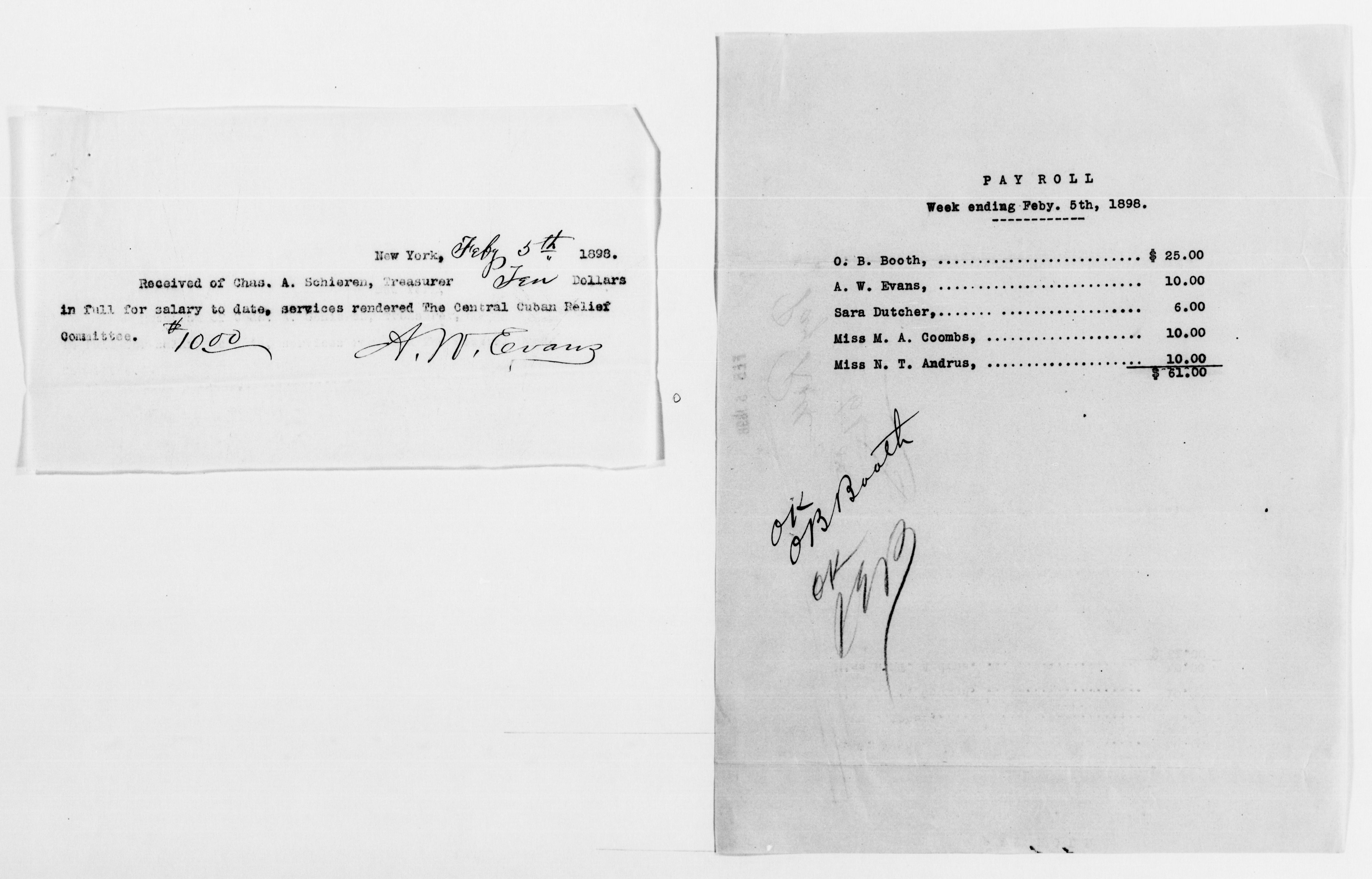 Scanned image of the current content page