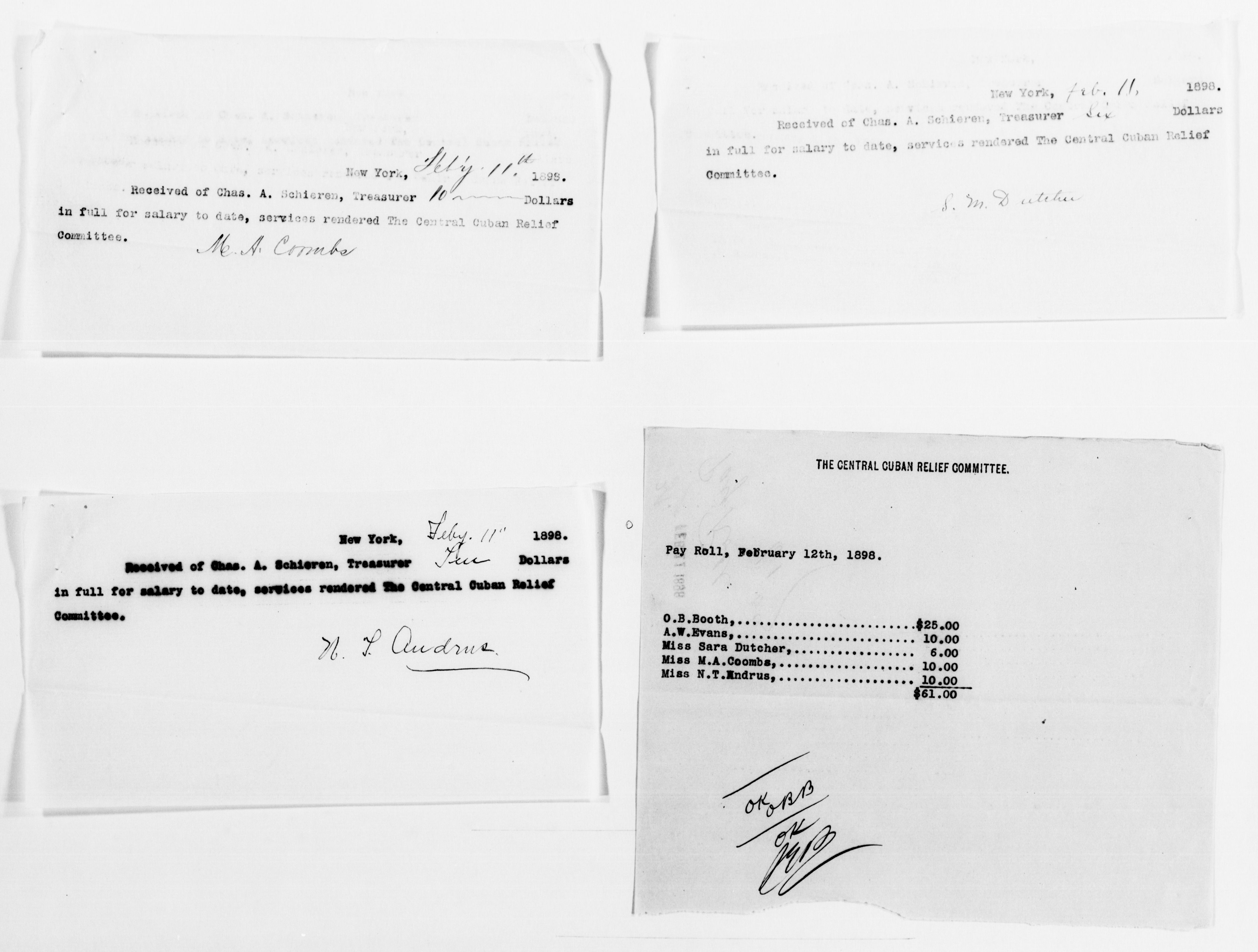 Scanned image of the current content page