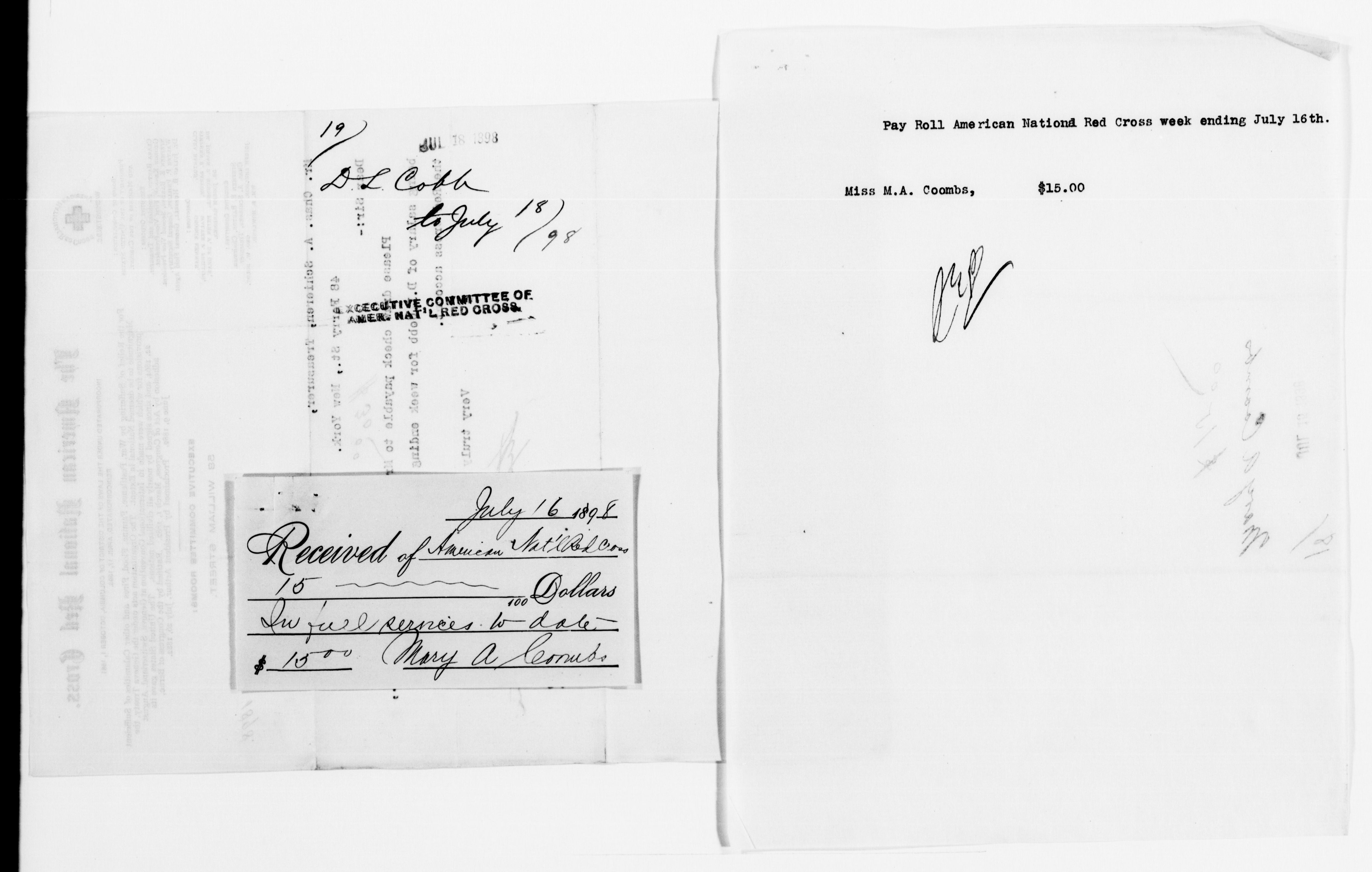 Scanned image of the current content page