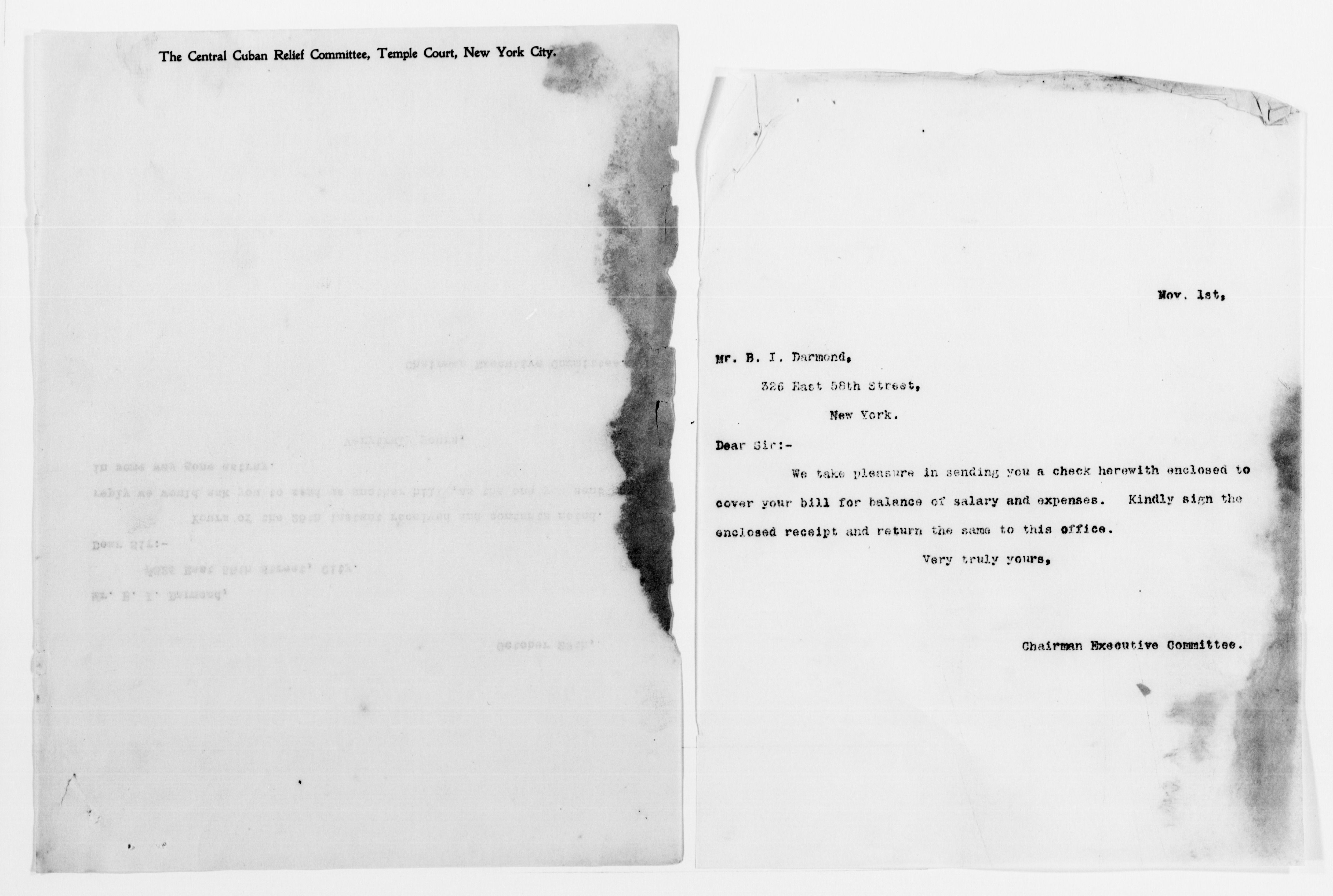 Scanned image of the current content page