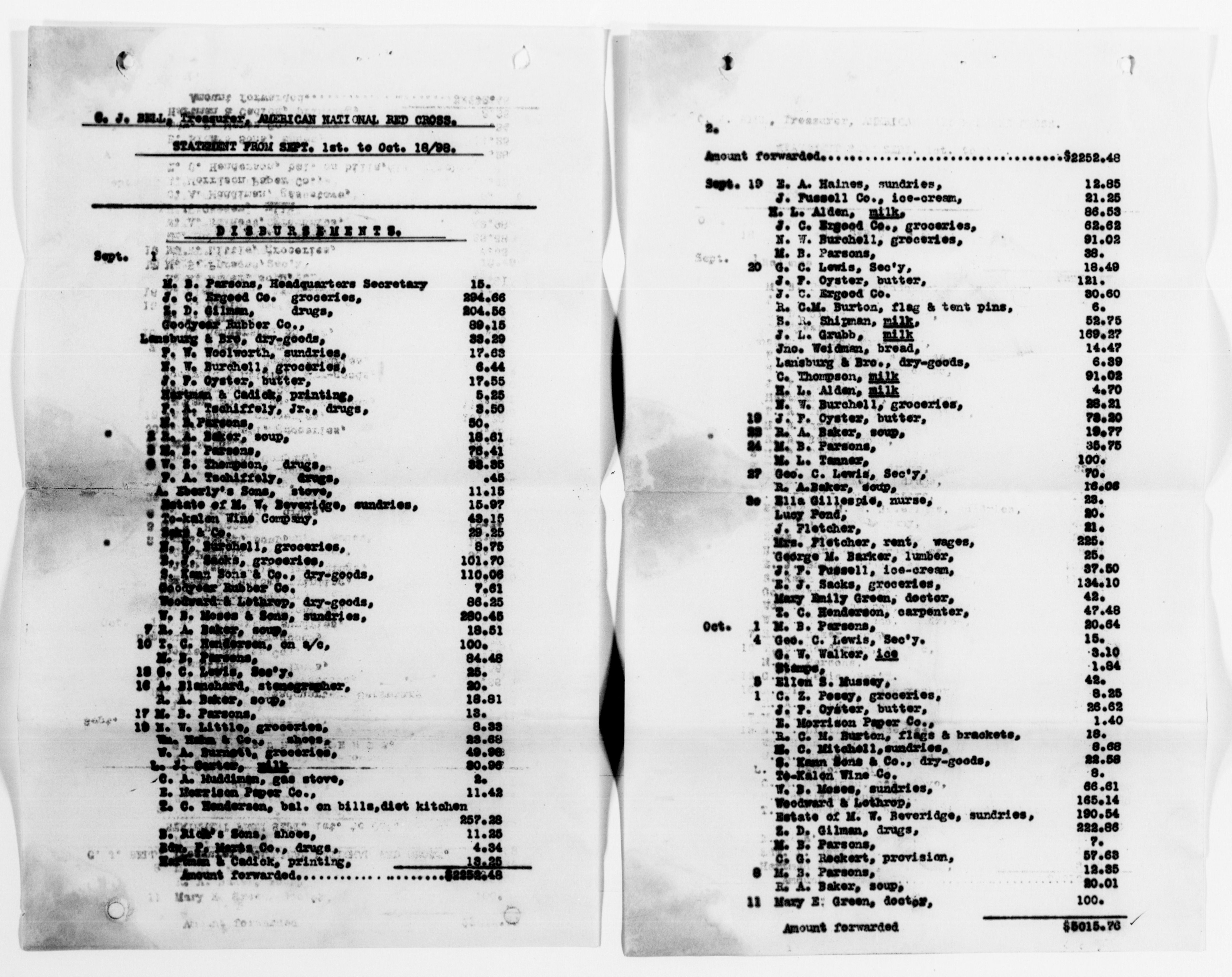 Scanned image of the current content page