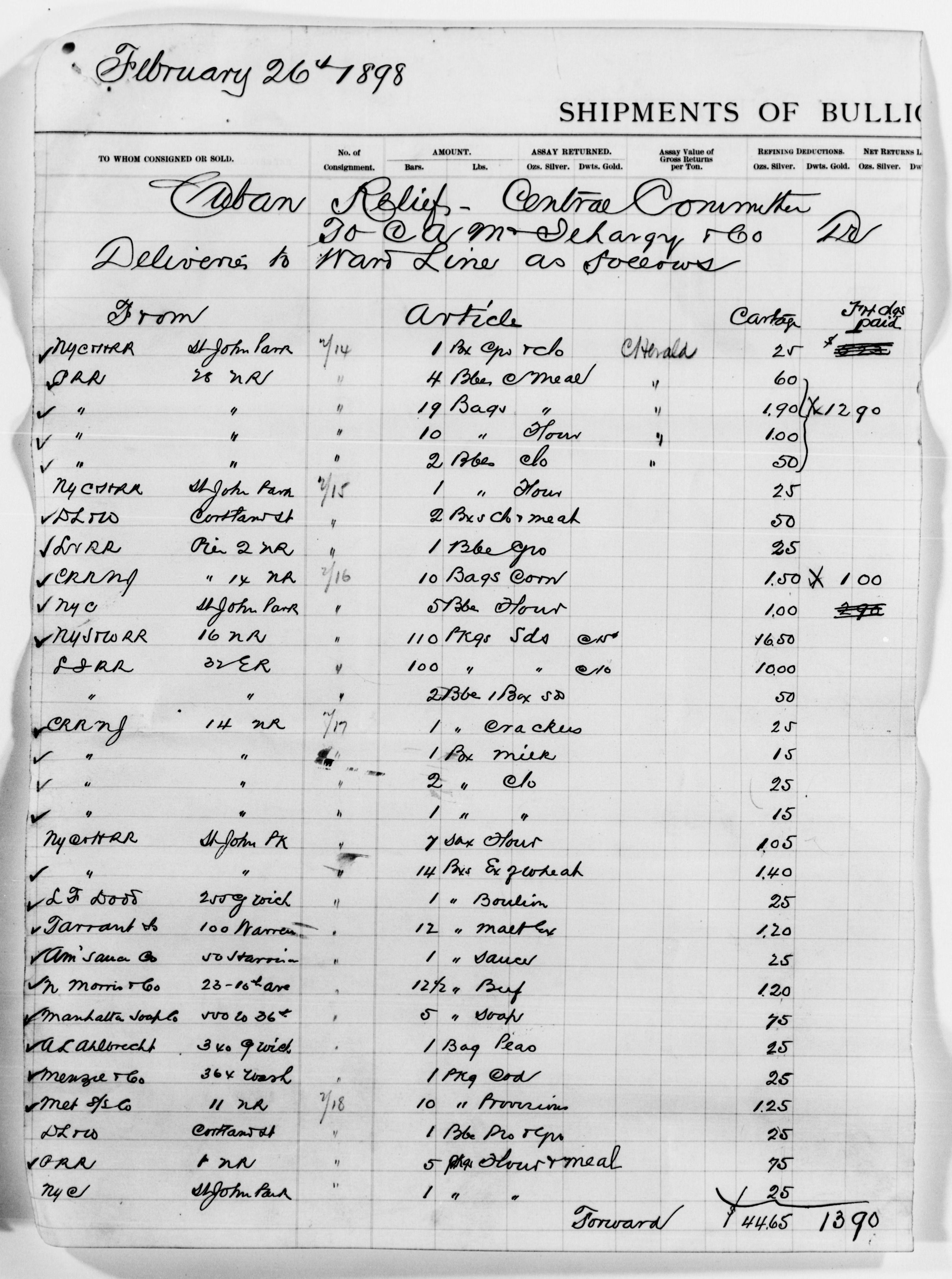 Scanned image of the current content page