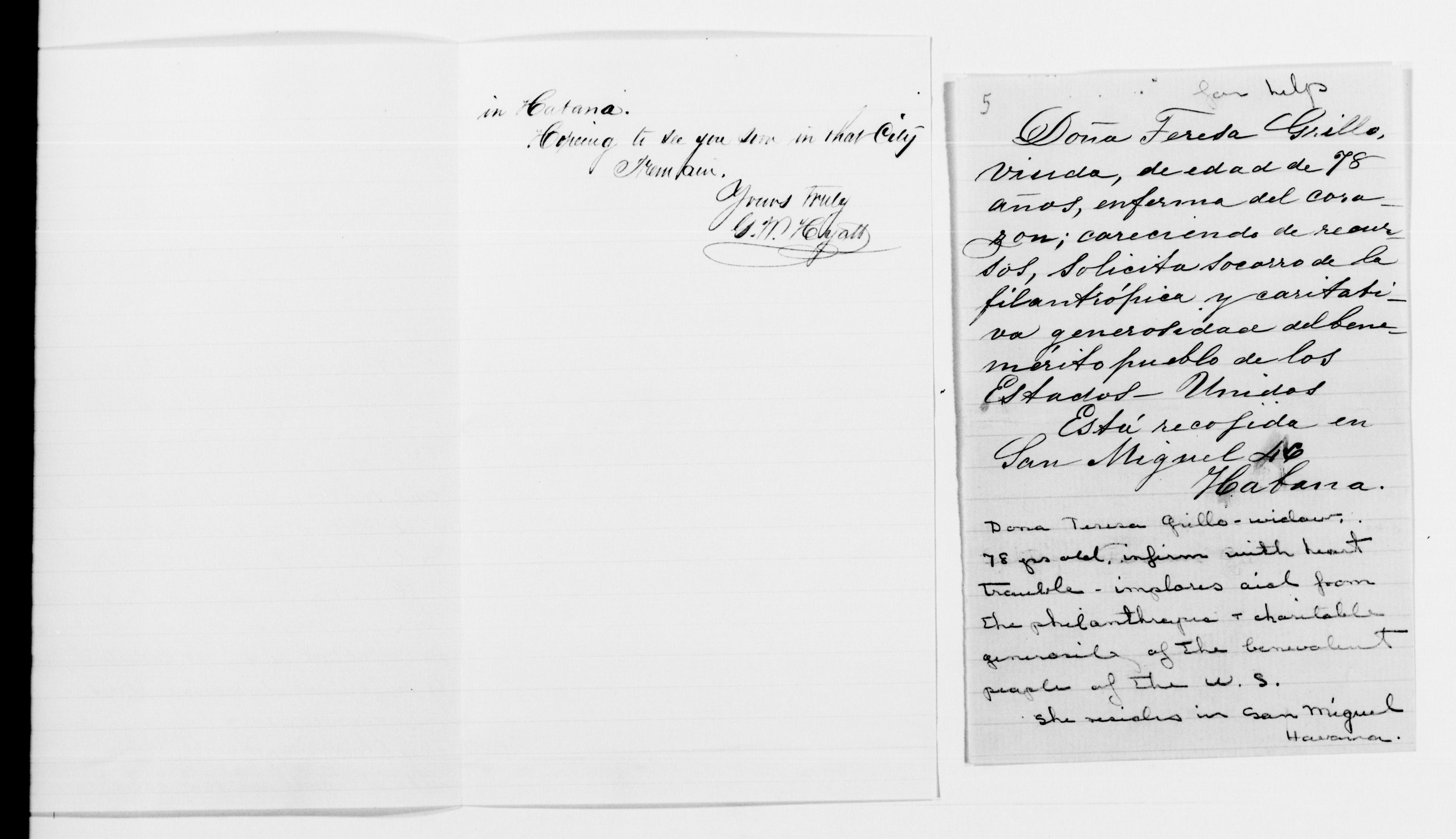 Scanned image of the current content page